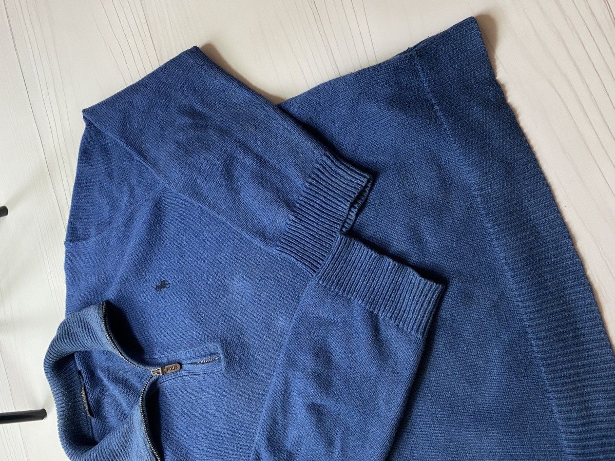 Polo Ralph Lauren Vintage Polo Ralph Lauren 1/4 zip USA faded knit y2k sweater Size US M / EU 48-50 / 2 - 9 Thumbnail