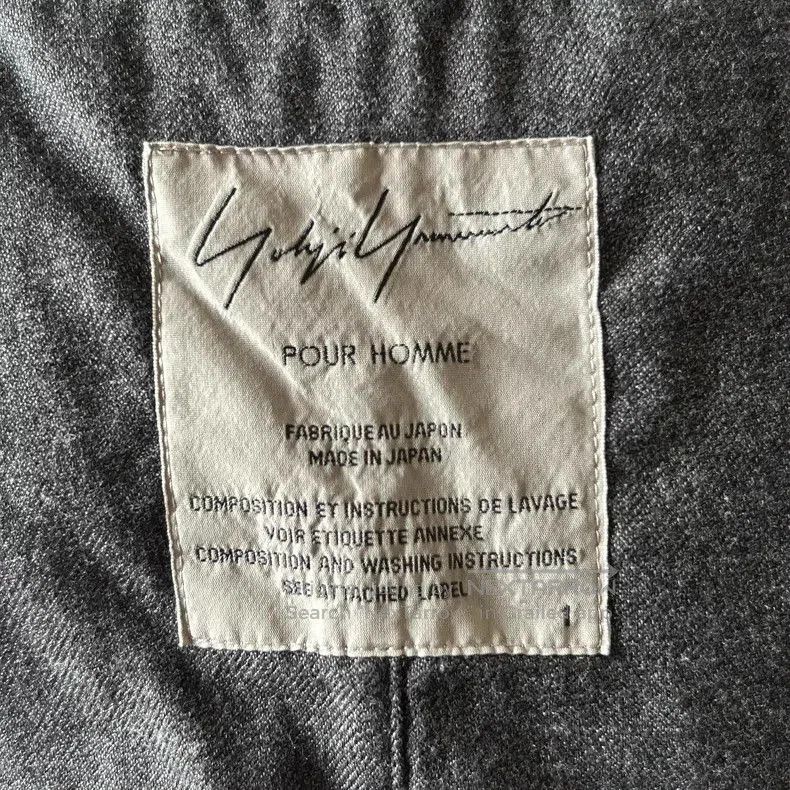 Yohji Yamamoto Yohji Yamamoto 12AW Asymmetric Gray Blazer. Size US M / EU 48-50 / 2 - 6 Thumbnail