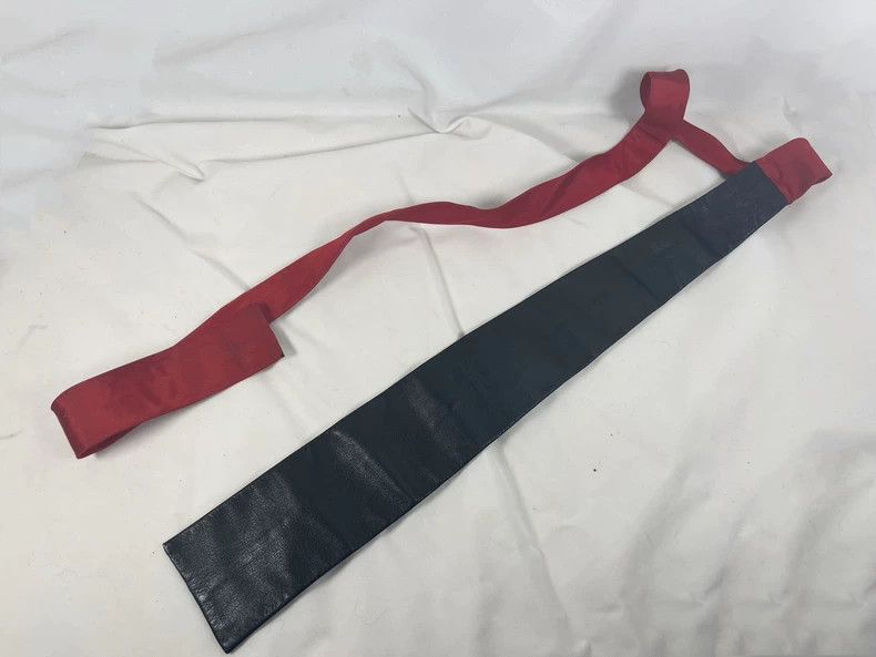 Comme des Garcons Comme des Garçons Homme Plus Leather Tie-2506 Size ONE SIZE - 3 Thumbnail