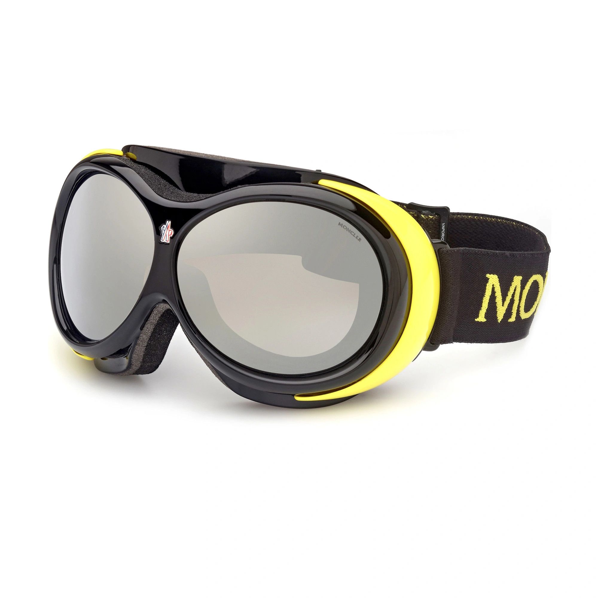 Moncler o1y0225 Size : OS / 99 mm Logo Sunglasses in Black/Yellow Size ONE SIZE - 2 Thumbnail