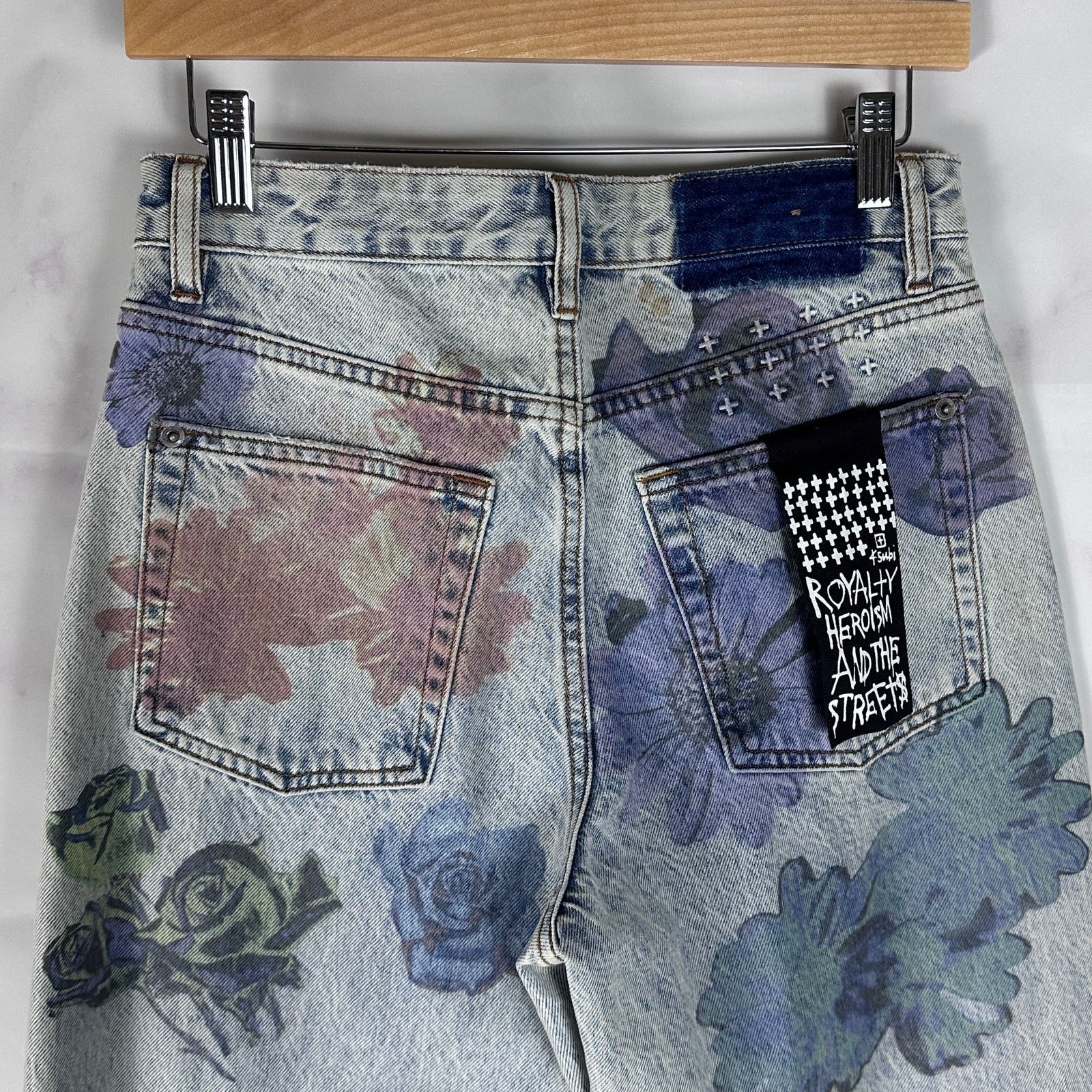 Ksubi Low Rider Cyberflora Denim Size US 28 / EU 44 - 6 Thumbnail
