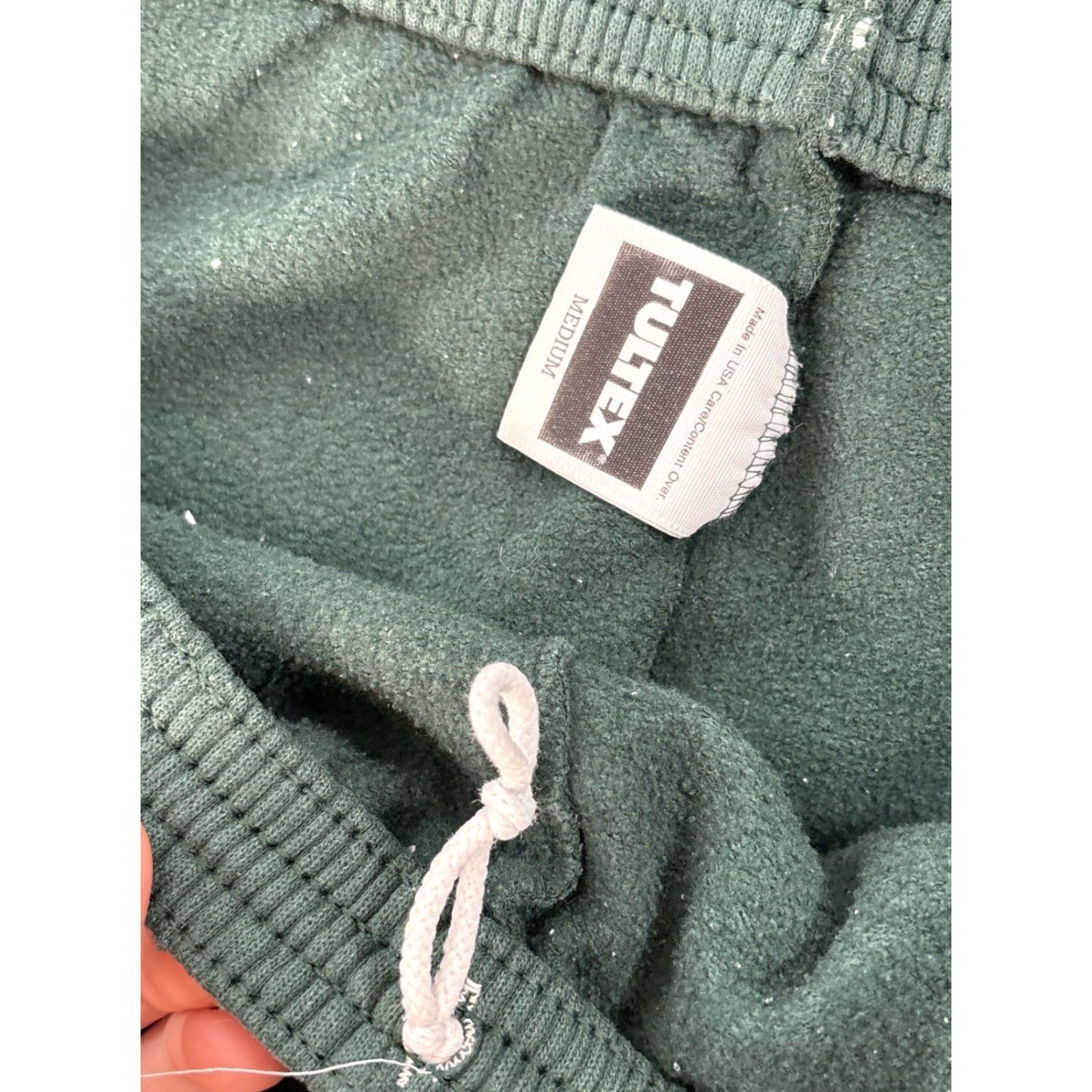 Tultex VINTAGE Tultex Sweatpants Mens M Green Baggy 50/50 Wide Grunge 90s Pants Mens Size US 31 - 6 Thumbnail