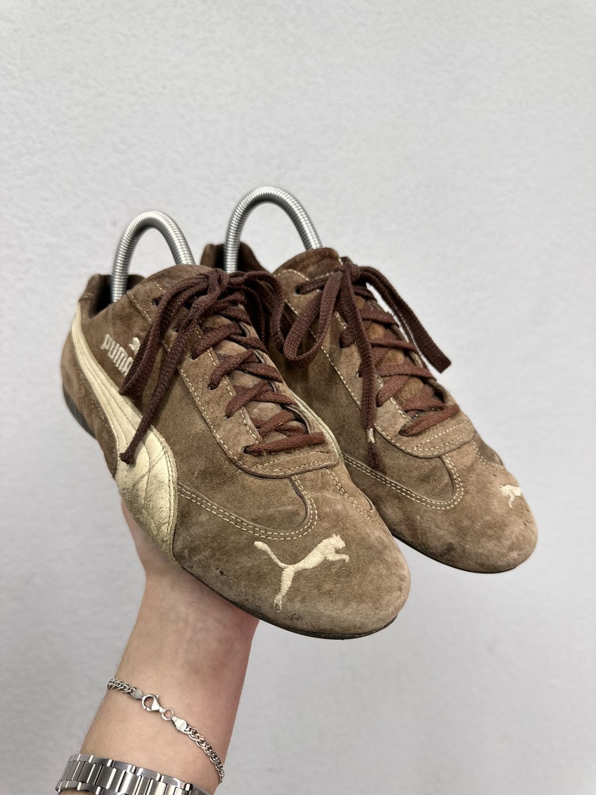 Vintage Puma Speed Cat brown Avantgarde Japan Style Y2k