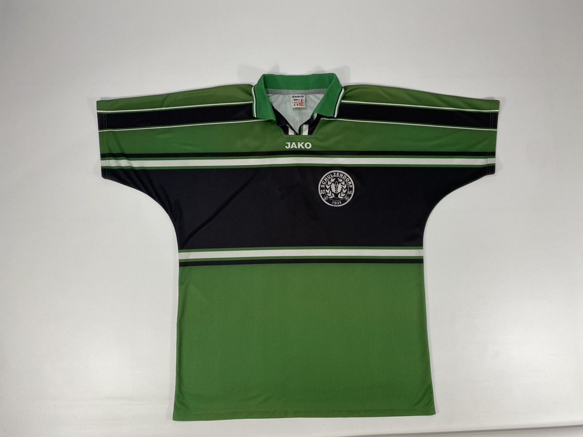Vintage LASTDROP🔥 90s SG Schulzendorf 1931 e.V. Club Football Jersey Size US XL / EU 56 / 4 - 4 Thumbnail