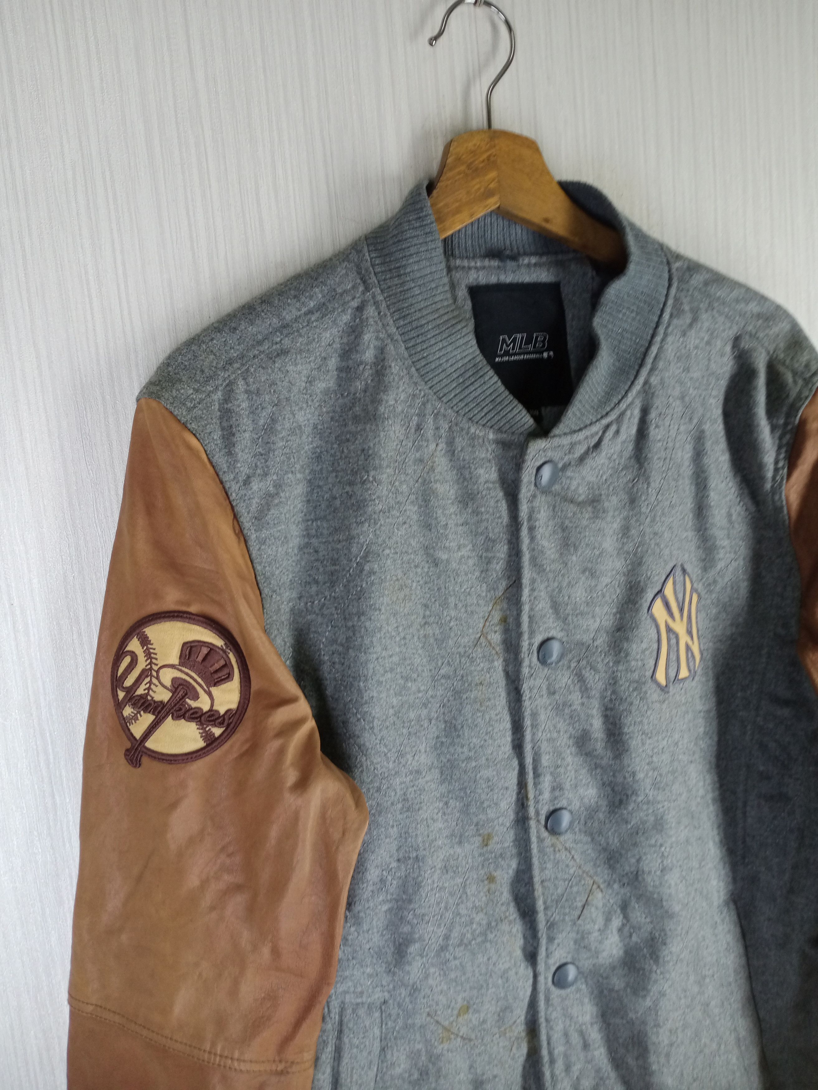 New York Yankees Rare Vintage New York Yankees MLB Varsity Jacket Size US M / EU 48-50 / 2 - 5 Thumbnail