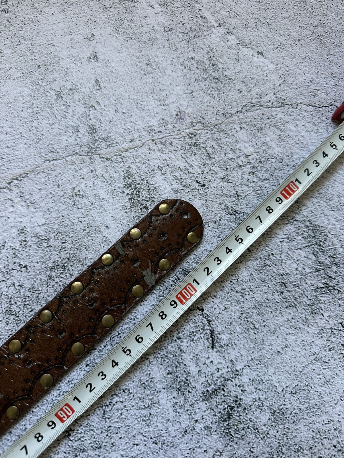 Japanese Brand Vintage Distressed Hysteric Style Belt Y2K Metal Logo Size ONE SIZE - 12 Thumbnail