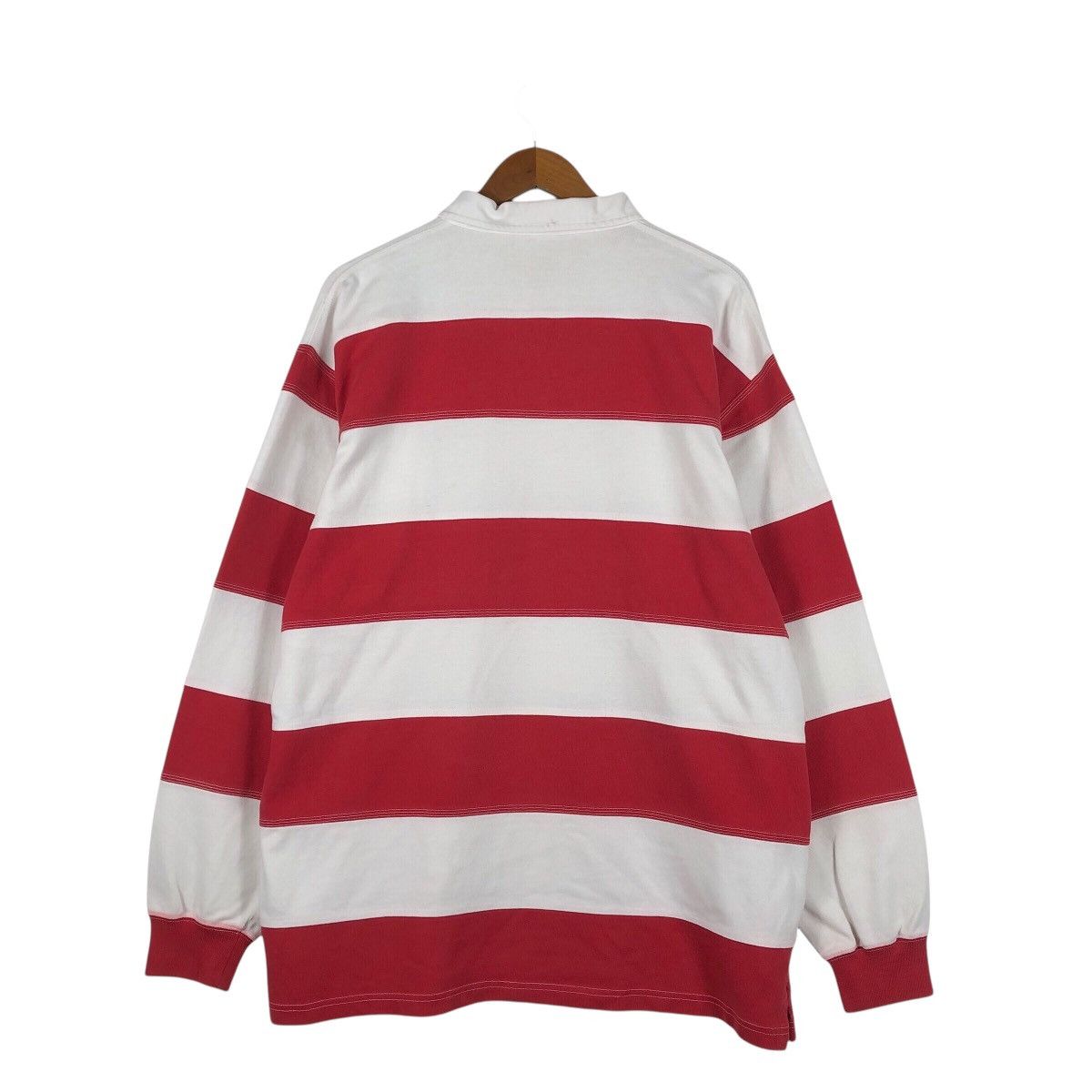 Polo Ralph Lauren × Vintage POLO SPORT Ralph Lauren Stripe Rugby Longsleeve Polo Size US XL / EU 56 / 4 - 6 Thumbnail