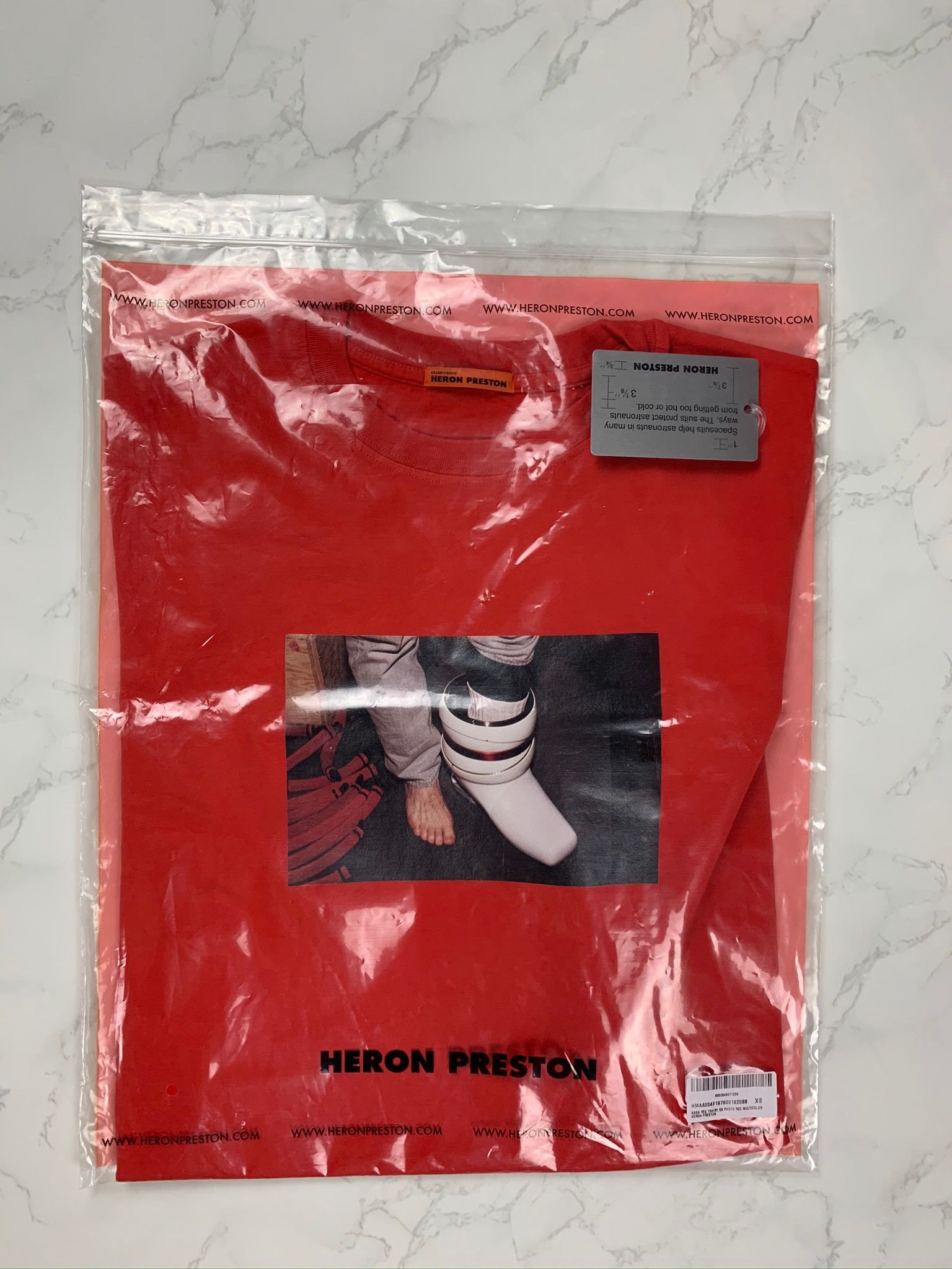 Heron Preston 🔥65% OFF🔥 [SALE] Heron Preston Red Photo Nasa T-Shirt Size US XS / EU 42 / 0 - 16 Thumbnail