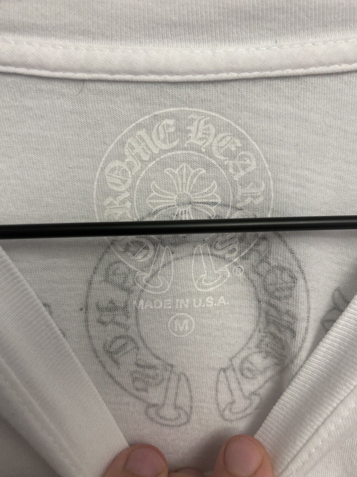 Chrome Hearts Chrome Hearts Multi Logo long sleeve white tee Size Medium Size US M / EU 48-50 / 2 - 5 Thumbnail
