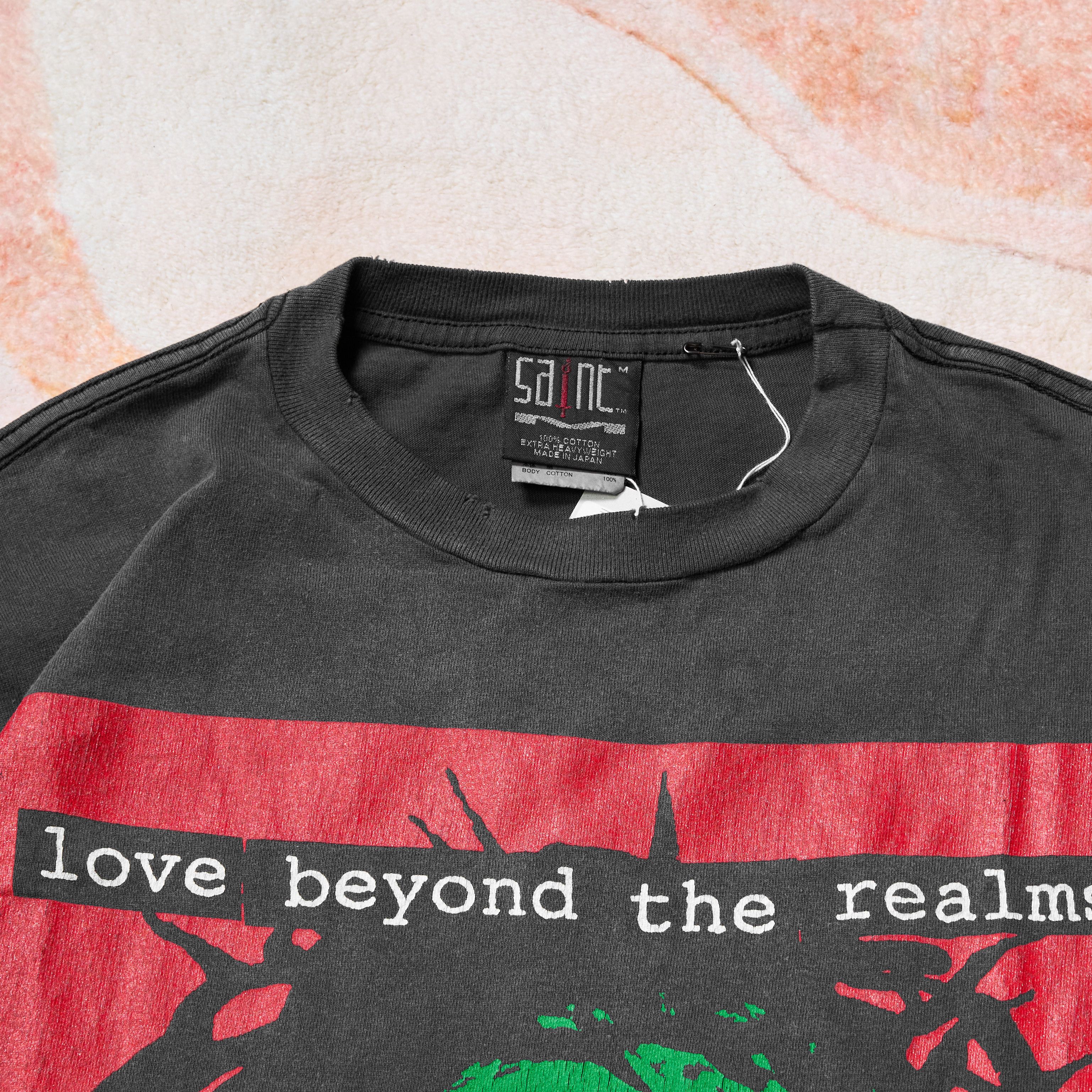 Saint Michael SAINT MXXXXXX Love Beyond T Shirt BLACK Size US M / EU 48-50 / 2 - 3 Thumbnail