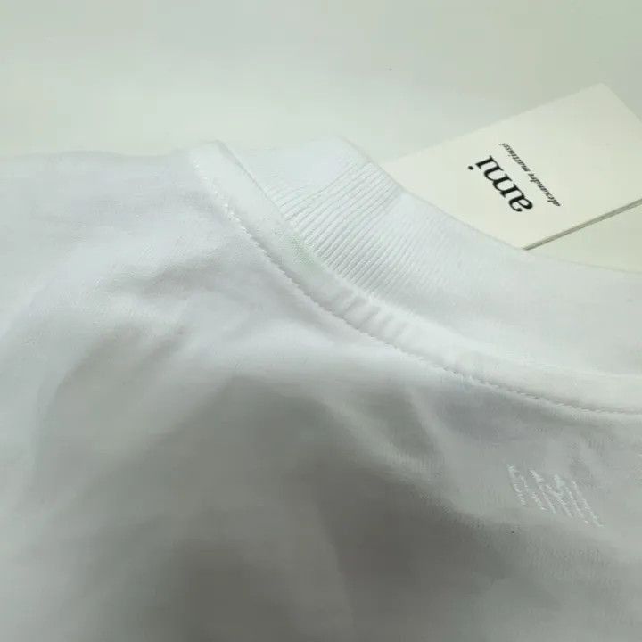 AMI AMIPARIS White Comfortable Cotton T-Shirt -2507 Size US XS / EU 42 / 0 - 9 Thumbnail