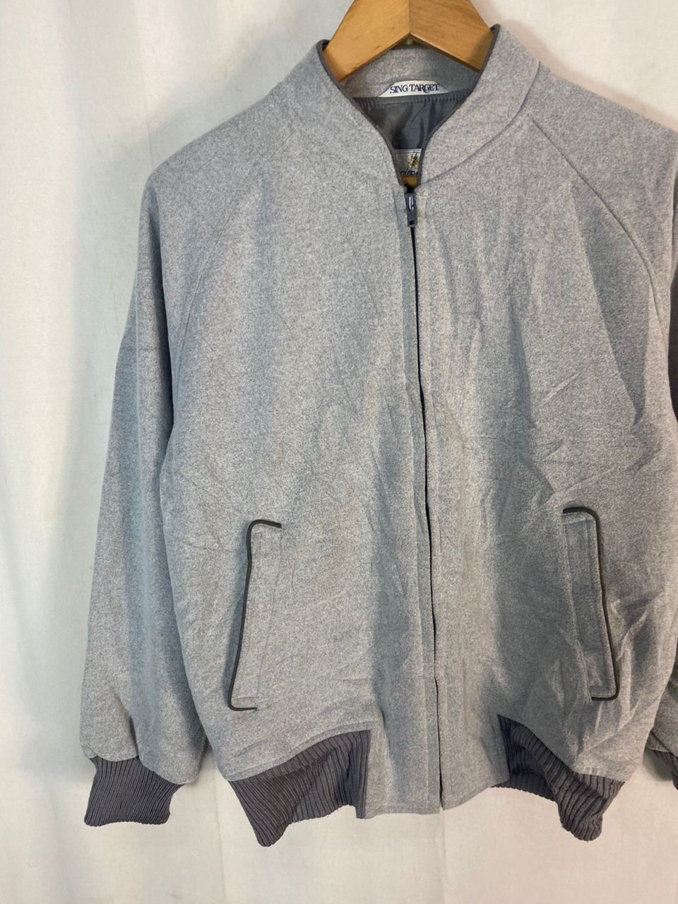 Japanese Brand × Vintage Vintage sing target zipper jacket Size US M / EU 48-50 / 2 - 3 Thumbnail