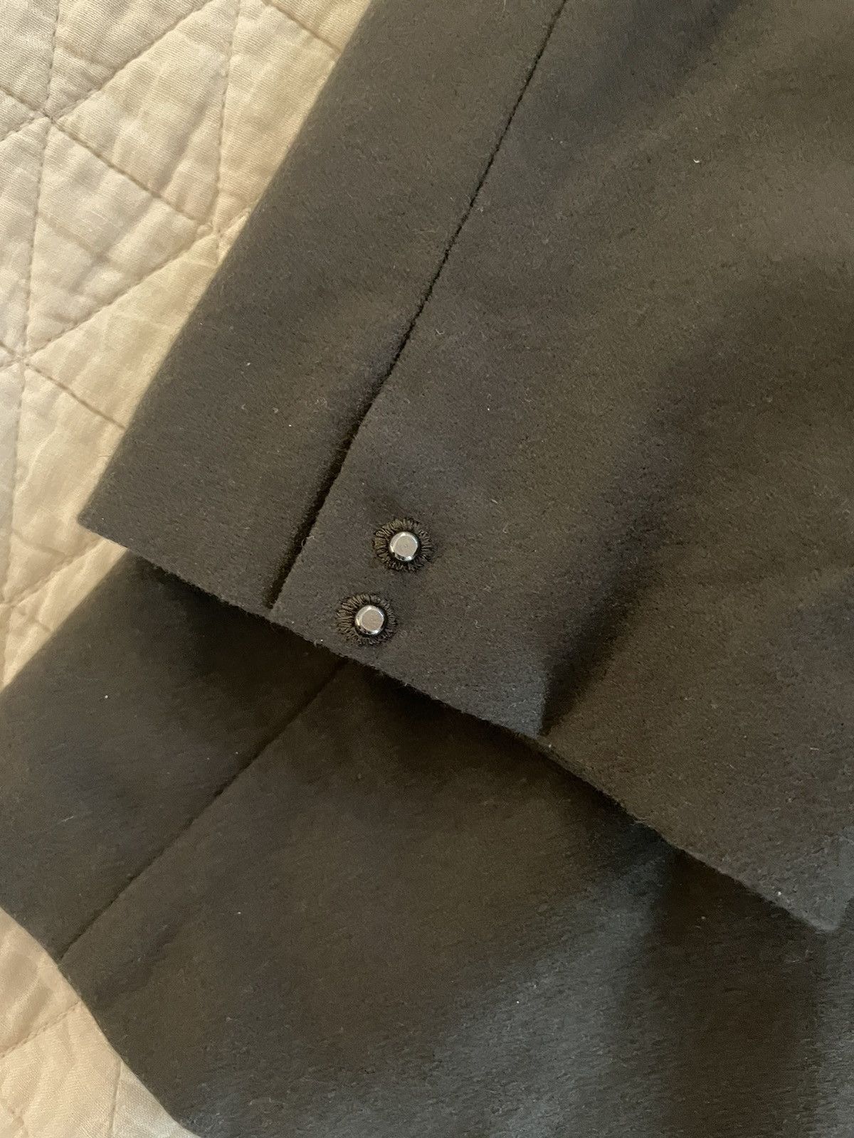 John Varvatos Felted Wool & Cashmere Jet Pocket Jacket Size 48R - 6 Thumbnail
