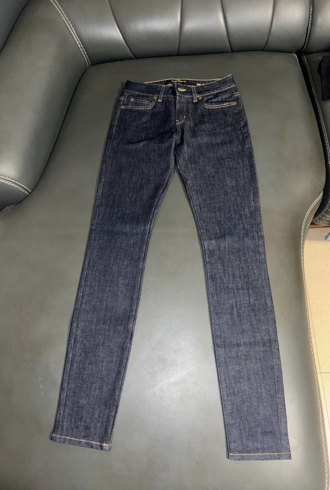 Saint Laurent Paris Saint Laurent SLP 2013FW Bright Blue Basic Jeans Size US 26 / EU 42 - 1 Thumbnail