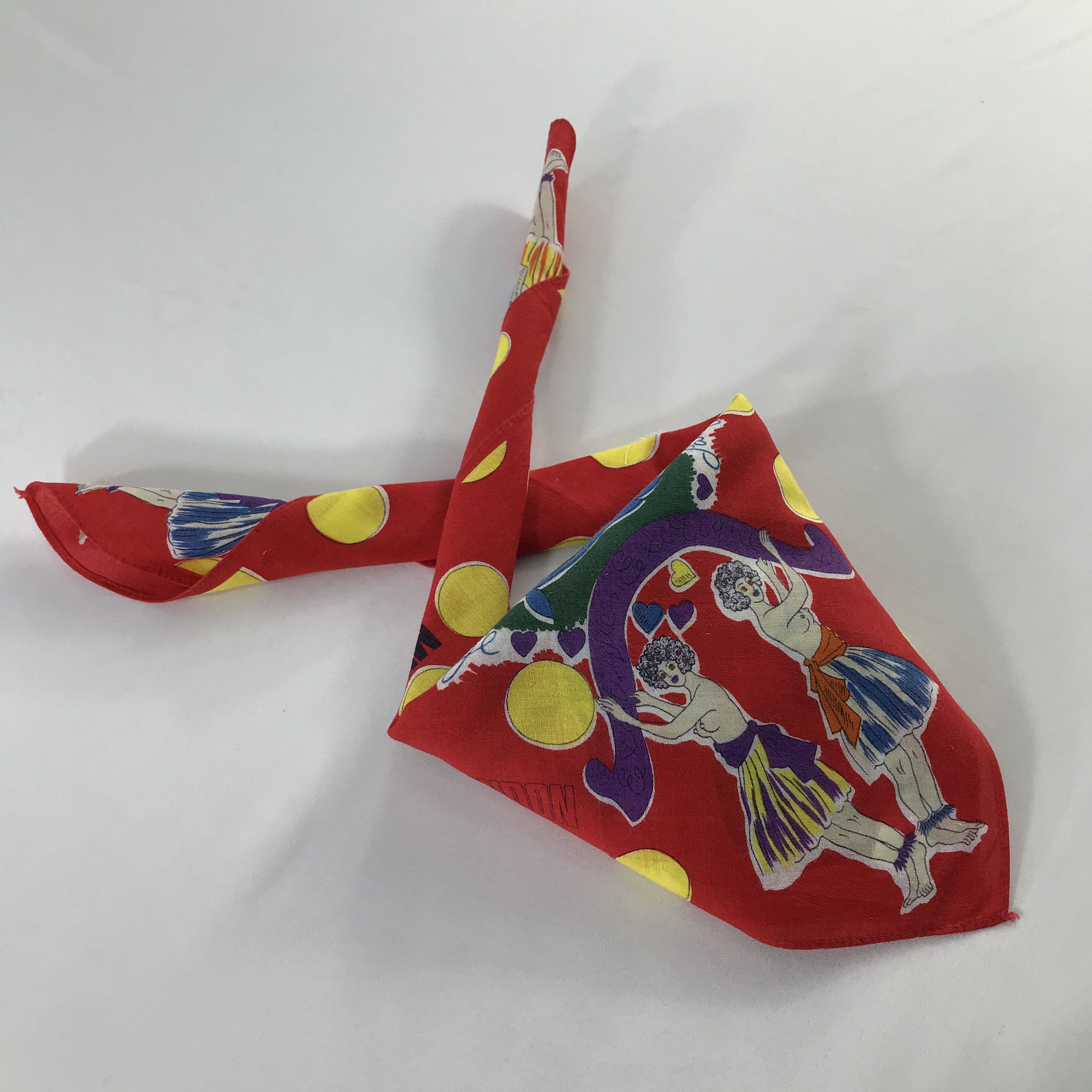 Michiko Koshino London × Vintage Michiko London Bandana / Handkerchief / Neckerchief - S391 Size ONE SIZE - 4 Thumbnail