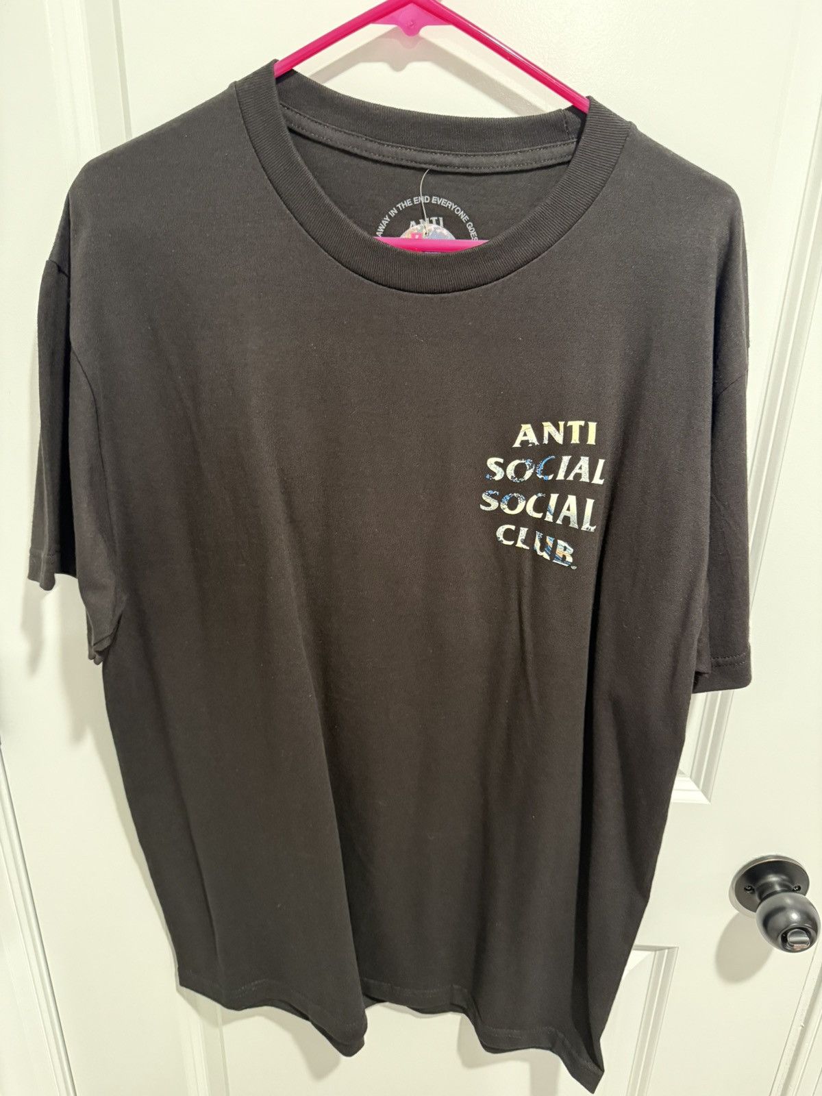 Anti Social Social Club Anti Social Social Club Black Short Sleeve Tee NWT Size US L / EU 52-54 / 3 - 1 Thumbnail