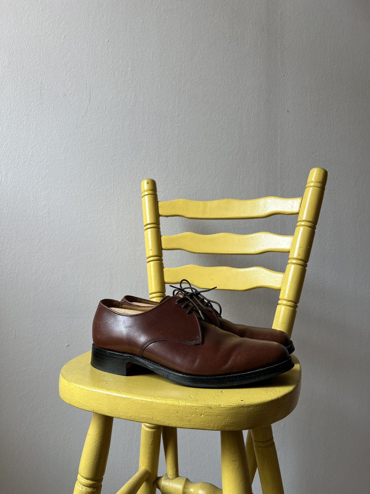 Crockett & Jones Joseph Cheaney England Leather Boots Brown Loafers Size US 9 / EU 42 - 5 Thumbnail