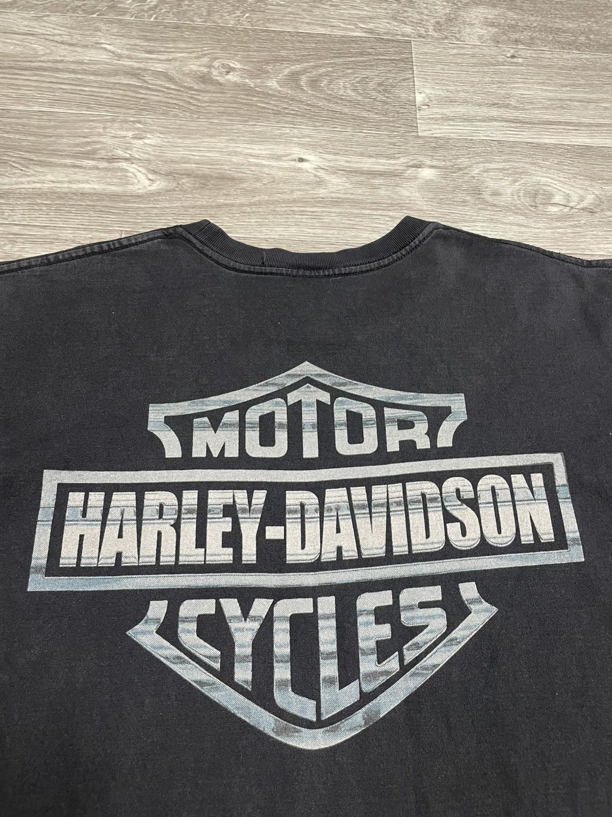 Harley Davidson Vintage Harley Davidson Big Logo T-Shirts Size US XL / EU 56 / 4 - 12 Thumbnail