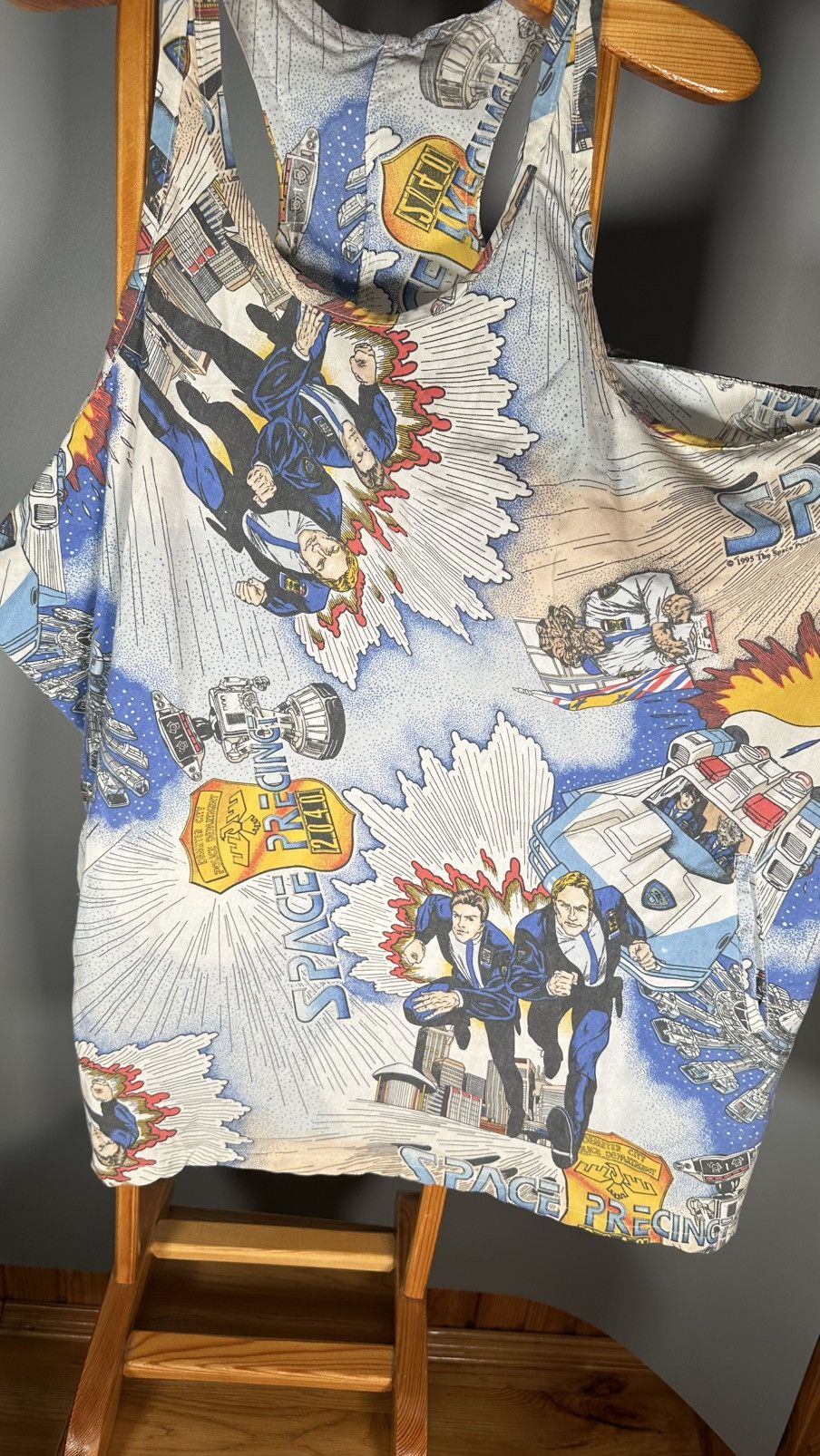 Vintage 1995 space precincts limited vintage jersey 🔥 Size US XL / EU 56 / 4 - 5 Thumbnail