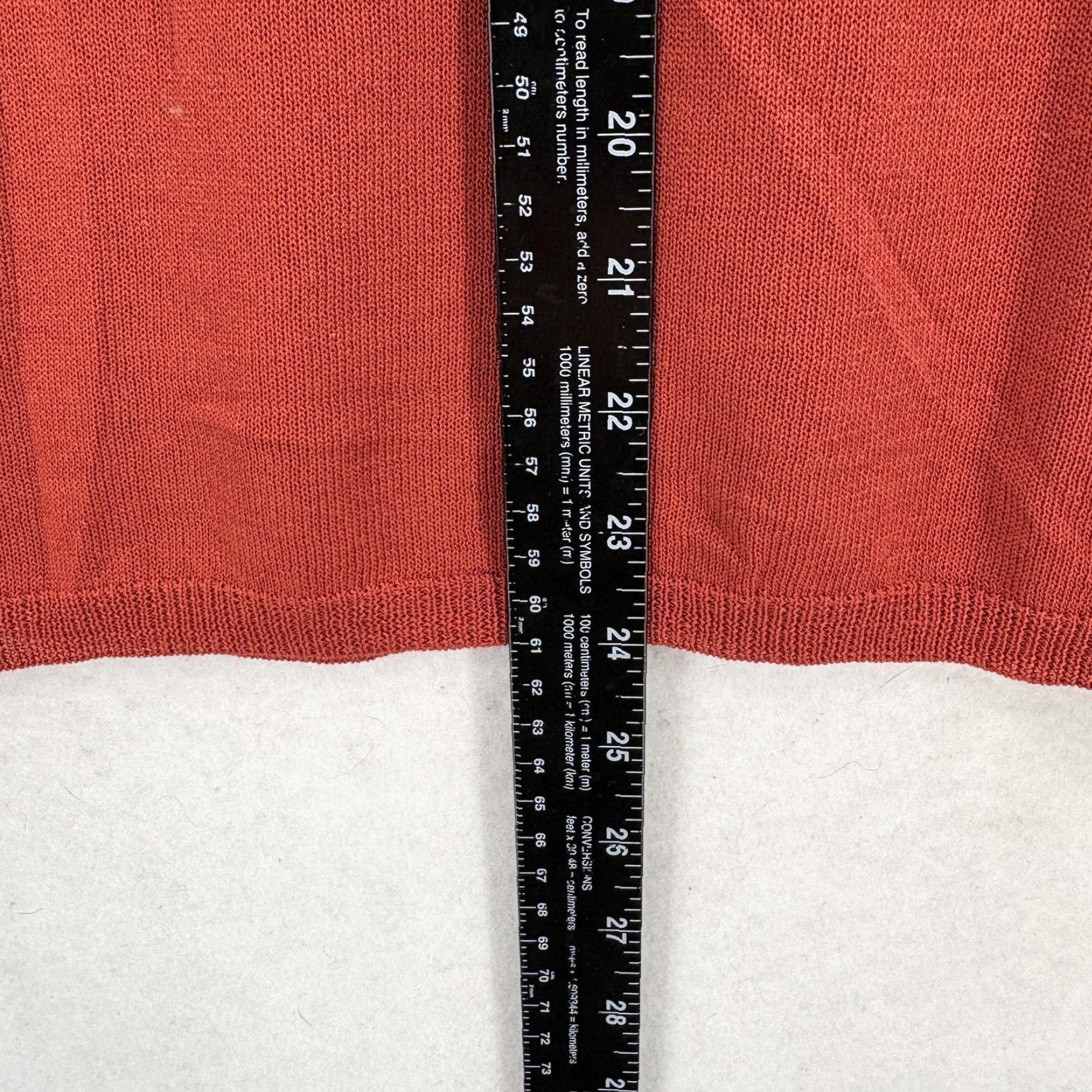Gap Gap Sweater Womens XS Orange Scoop Neck 3/4 Sleeve Ruffle Lightweight Pullover Size XS / US 0-2 / IT 36-38 - 7 Thumbnail