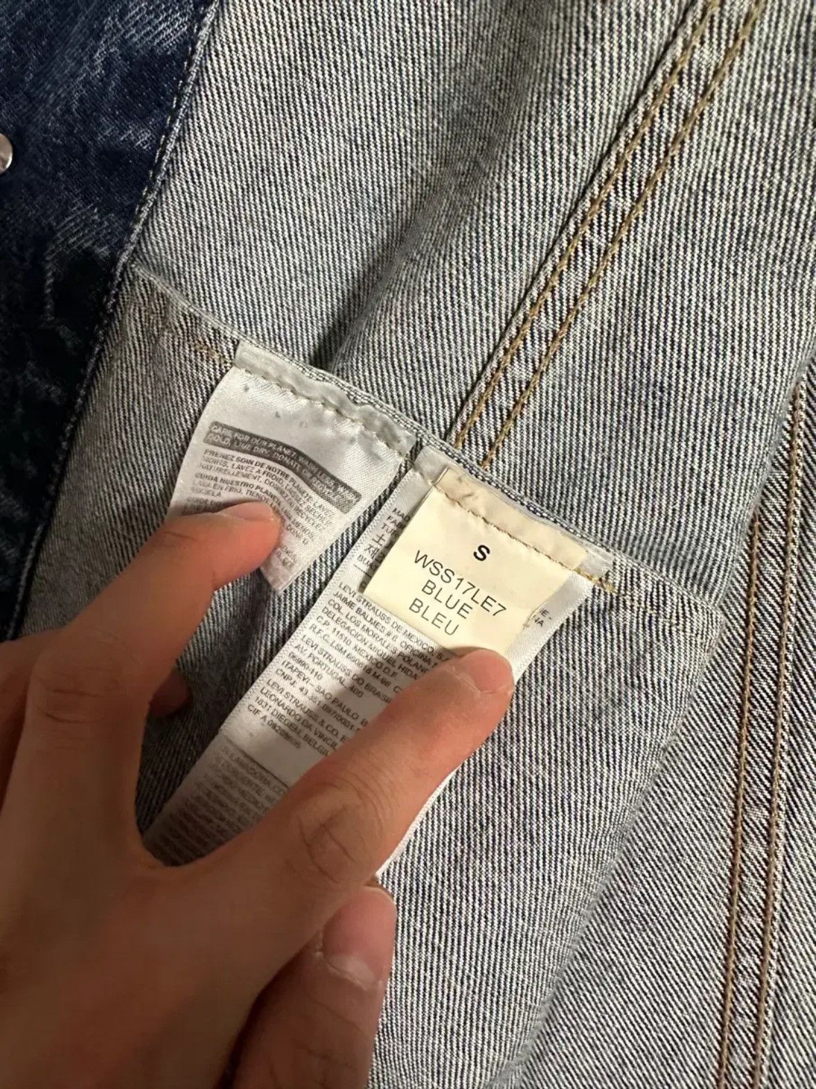 Vetements Vetements X Levi's Denim Hoodie Jacket Size US S / EU 44-46 / 1 - 3 Thumbnail