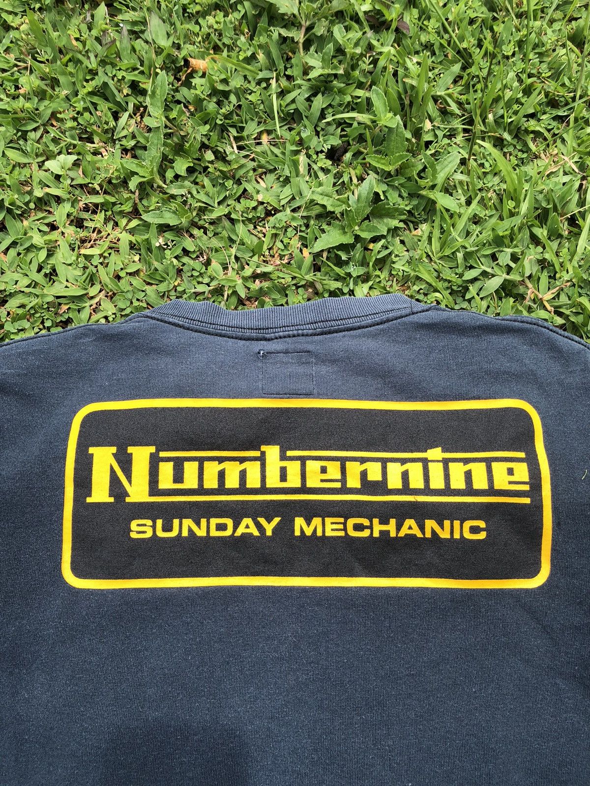 Number (N)ine Vintage Japanese Brand AW00 Number Nine Sunday Mechanic Tee Size US M / EU 48-50 / 2 - 5 Thumbnail