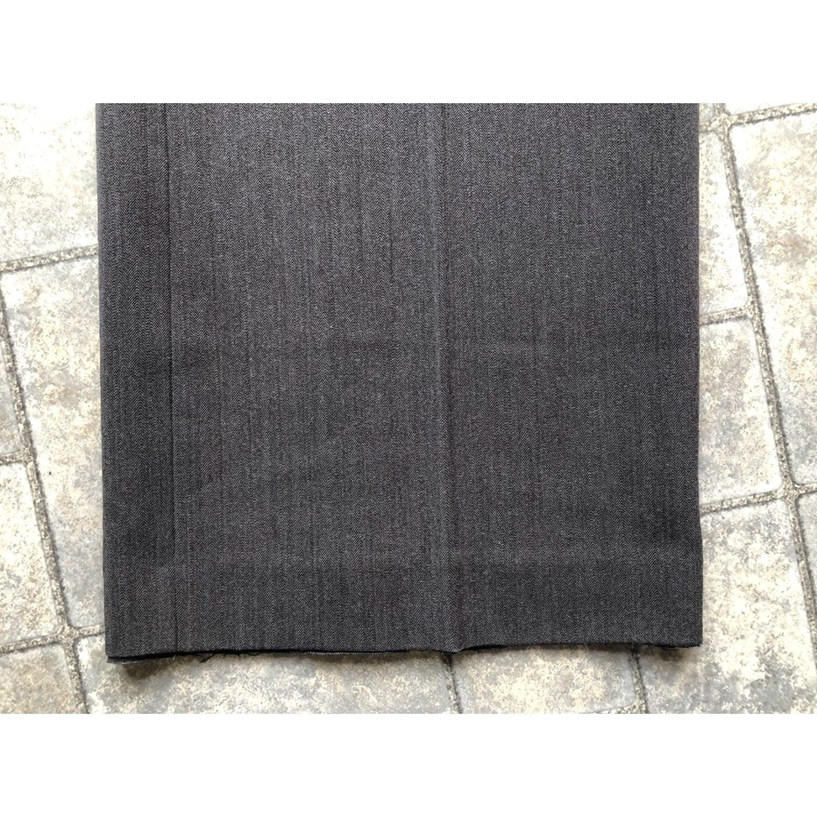 Vintage ATELIER Dress Pants Women's Gray Size 6 Stretch Zip Solid Business Formal Casual Workwear Pants Size 28" / US 6 / IT 42 - 3 Thumbnail