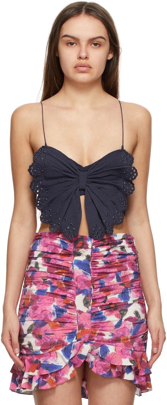 Isabel Marant Isabel Marant Purple Silk Linece Tank Top Size XS / US 0-2 / IT 36-38 - 2 Thumbnail