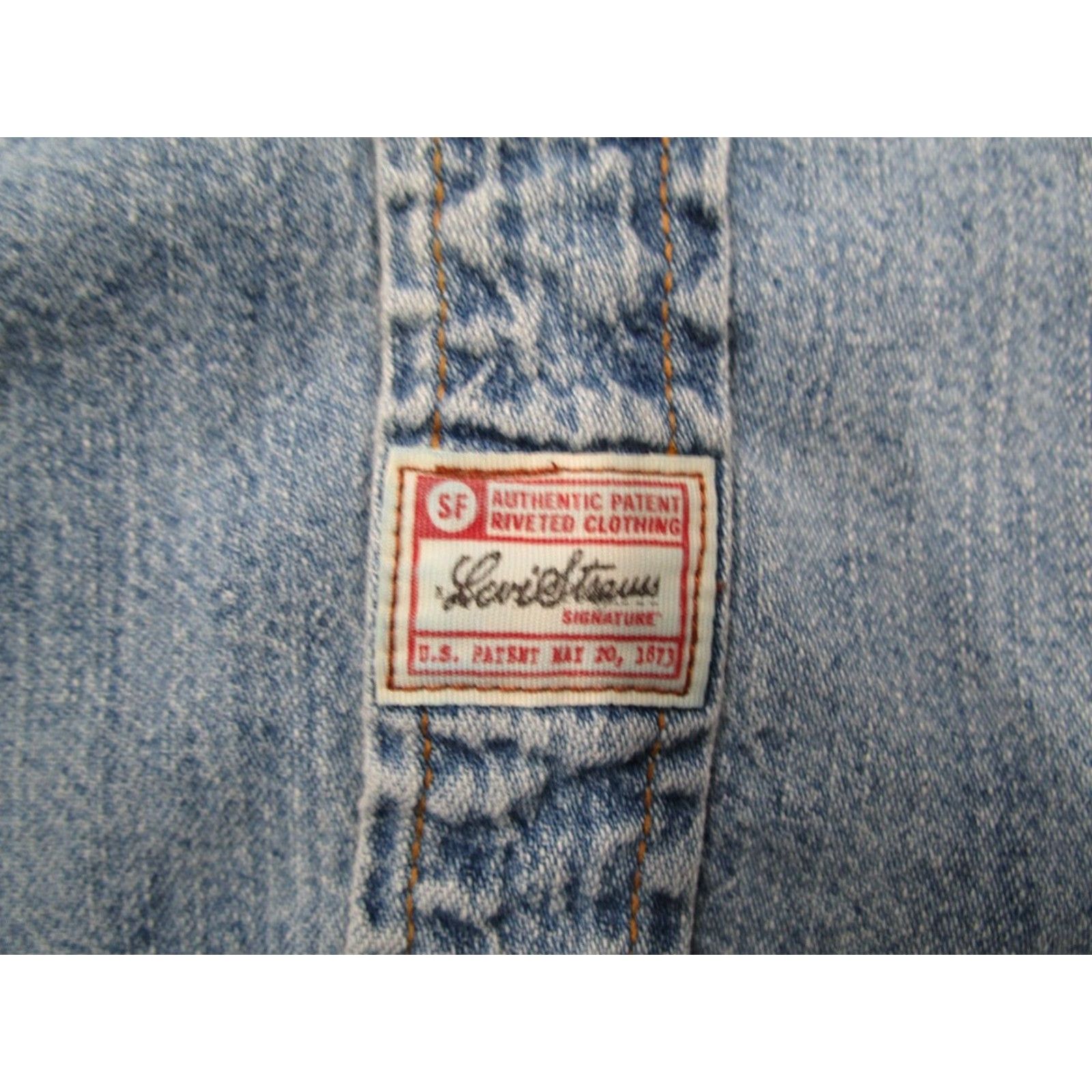 Levi's Levis Shirt Mens Large Blue Denim Button Up Workwear Rancher Rodeo Size US L / EU 52-54 / 3 - 5 Thumbnail