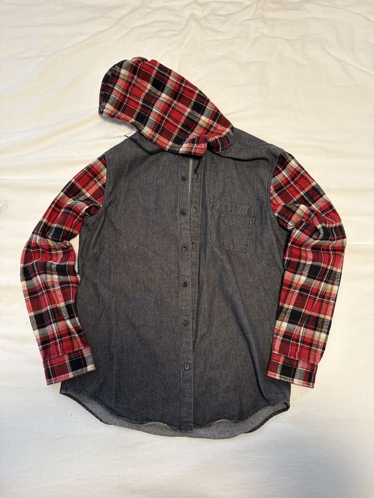 Supreme denim and flannel supreme button up Size US L / EU 52-54 / 3 - 1 Thumbnail