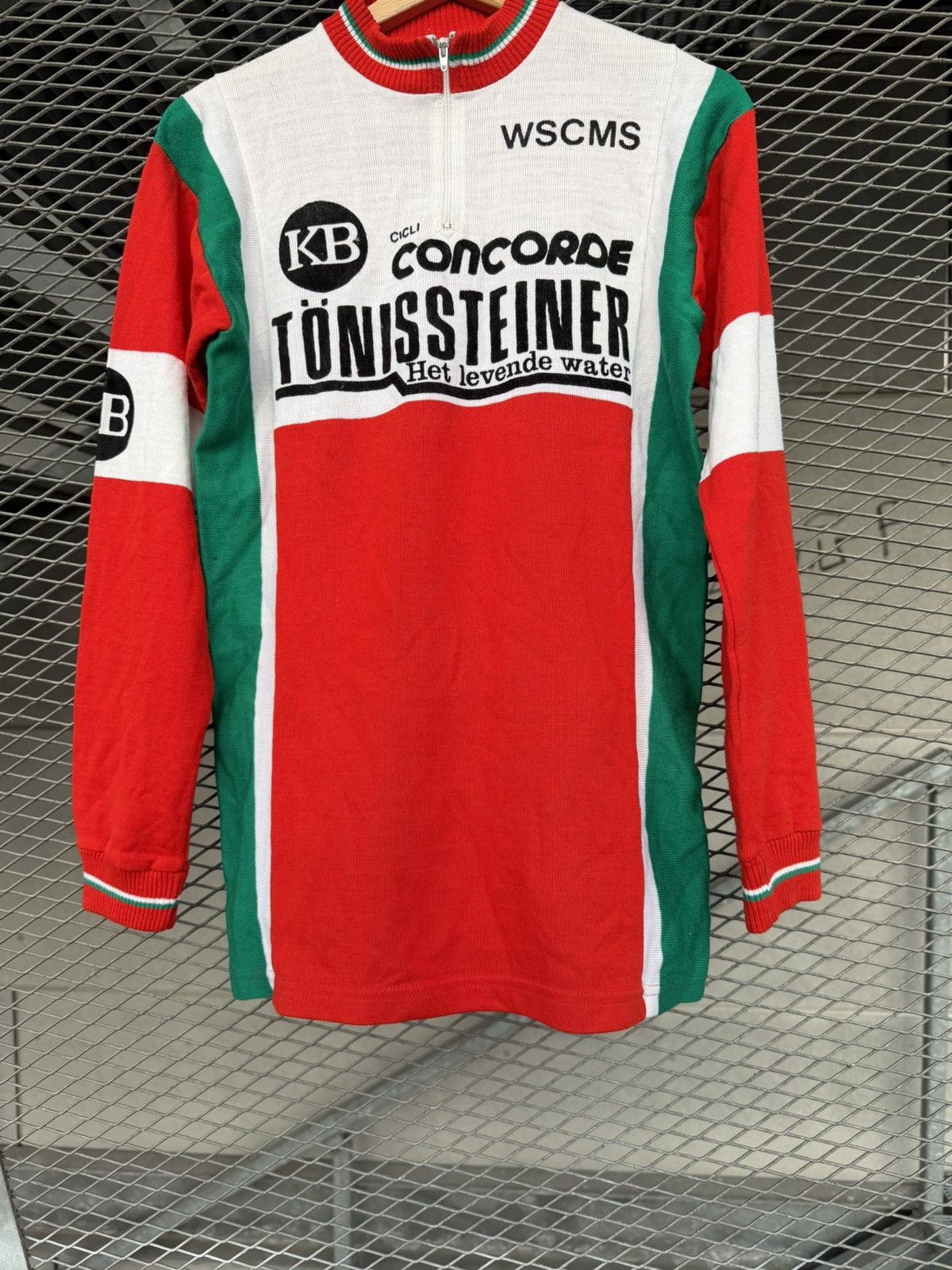 Vintage Vintage Concorde Cicli Tonissteiner Wool Cycle Jersey Size US M / EU 48-50 / 2 - 9 Thumbnail