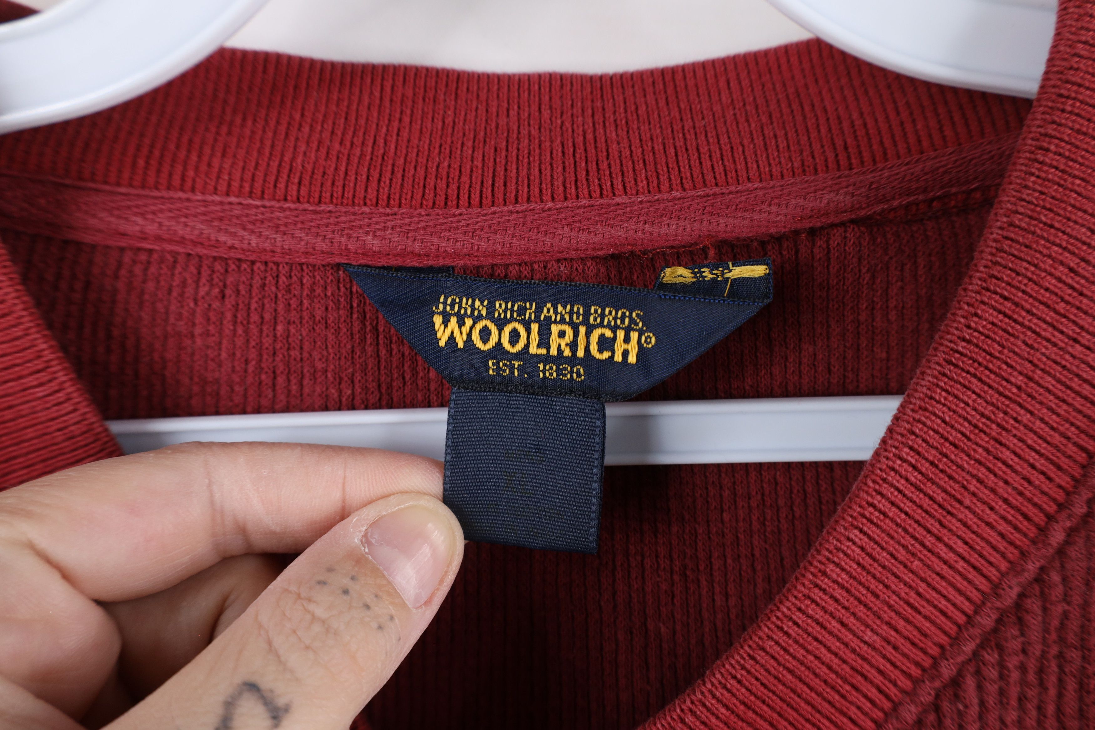 Vintage × Woolrich Woolen Mills Vintage 90s Woolrich Thermal Ribbed Knit Long Sleeve T-Shirt Size US XXL / EU 58 / 5 - 6 Thumbnail