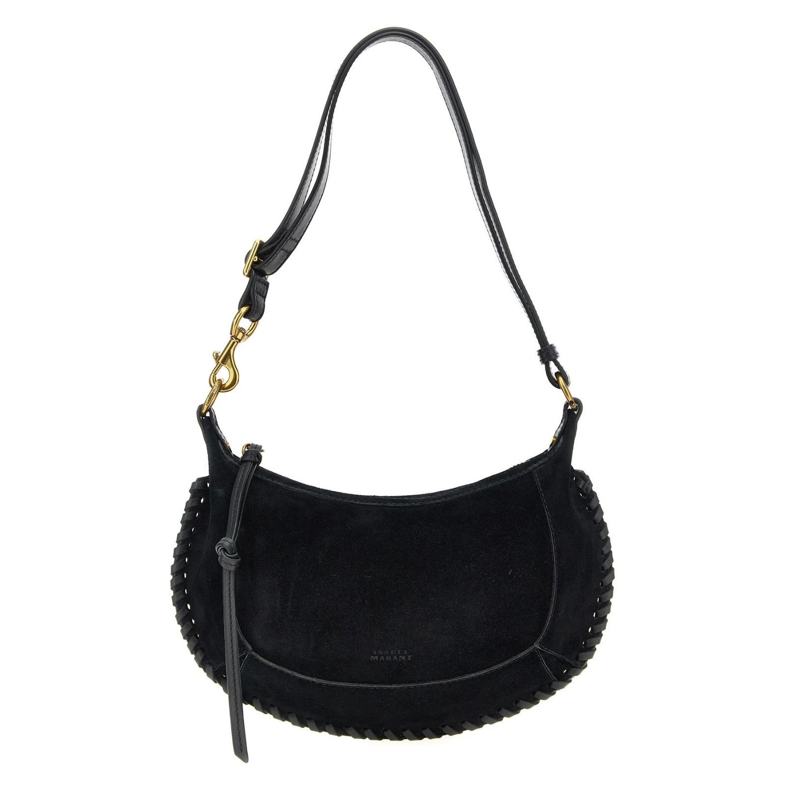 Isabel Marant Isabel Marant Oskan Moon Black Suede Shoulder Bag New And Au Size ONE SIZE - 1 Thumbnail