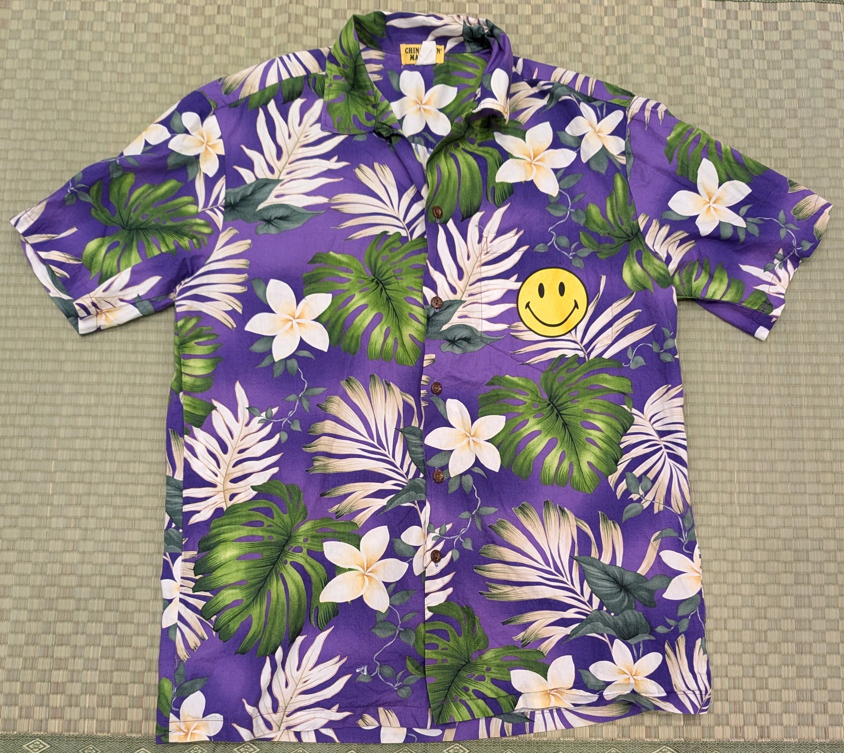 Market Chinatown Market Smiley Hawaiian Shirt Made in USA Size US M / EU 48-50 / 2 - 1 Thumbnail
