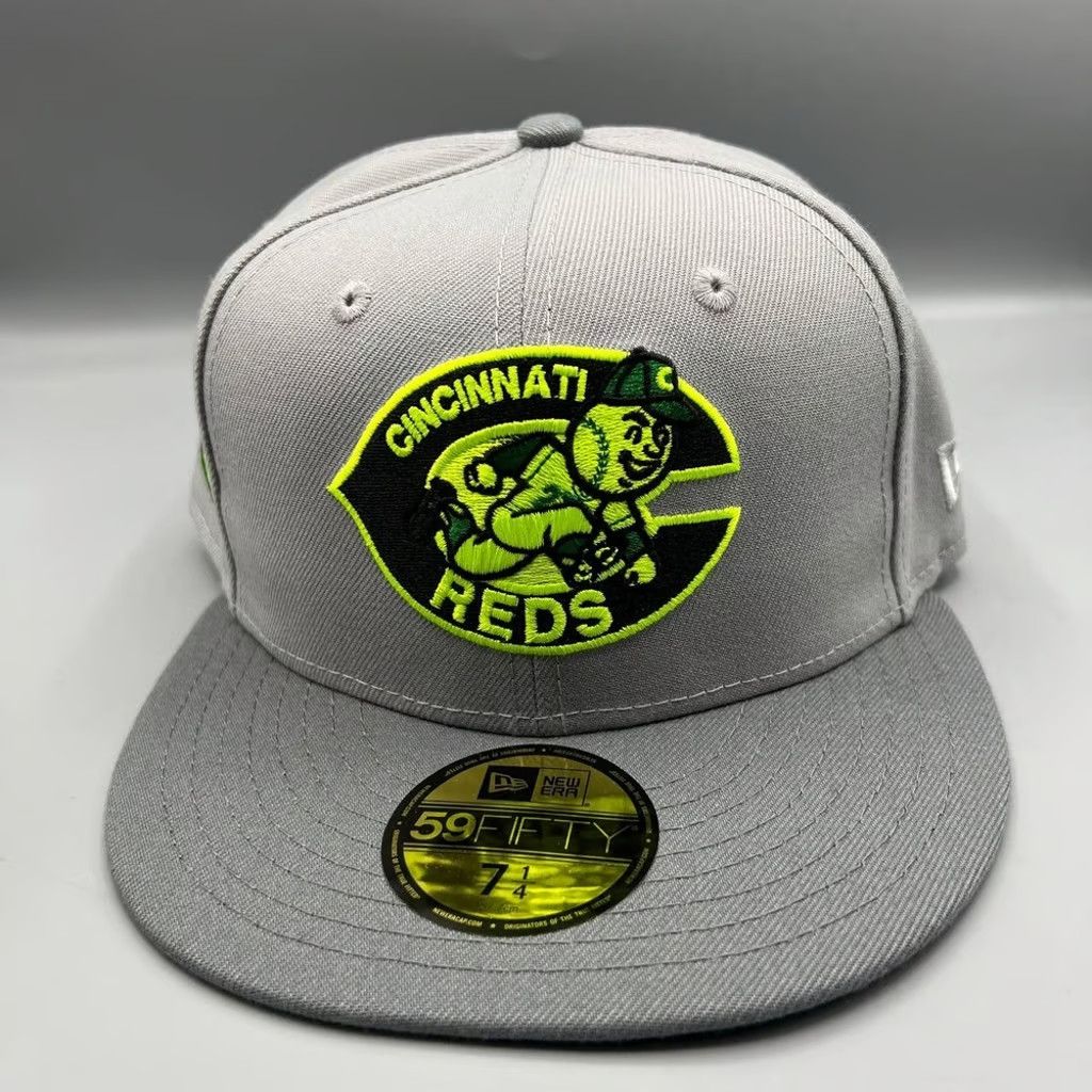New Era Cincinnati Reds Hat Men 7 1/4 59Fifty New Era Fitted Cap Size ONE SIZE - 2 Thumbnail