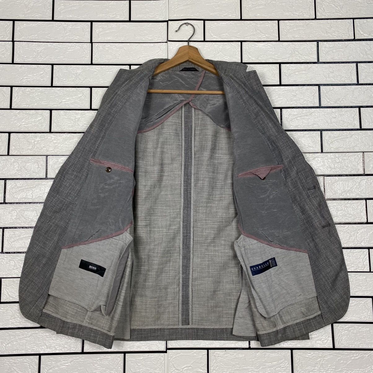 Hugo Boss 📌Vintage Coats Jacket Hugo Boss Double Breast Tartan Size US L / EU 52-54 / 3 - 14 Thumbnail