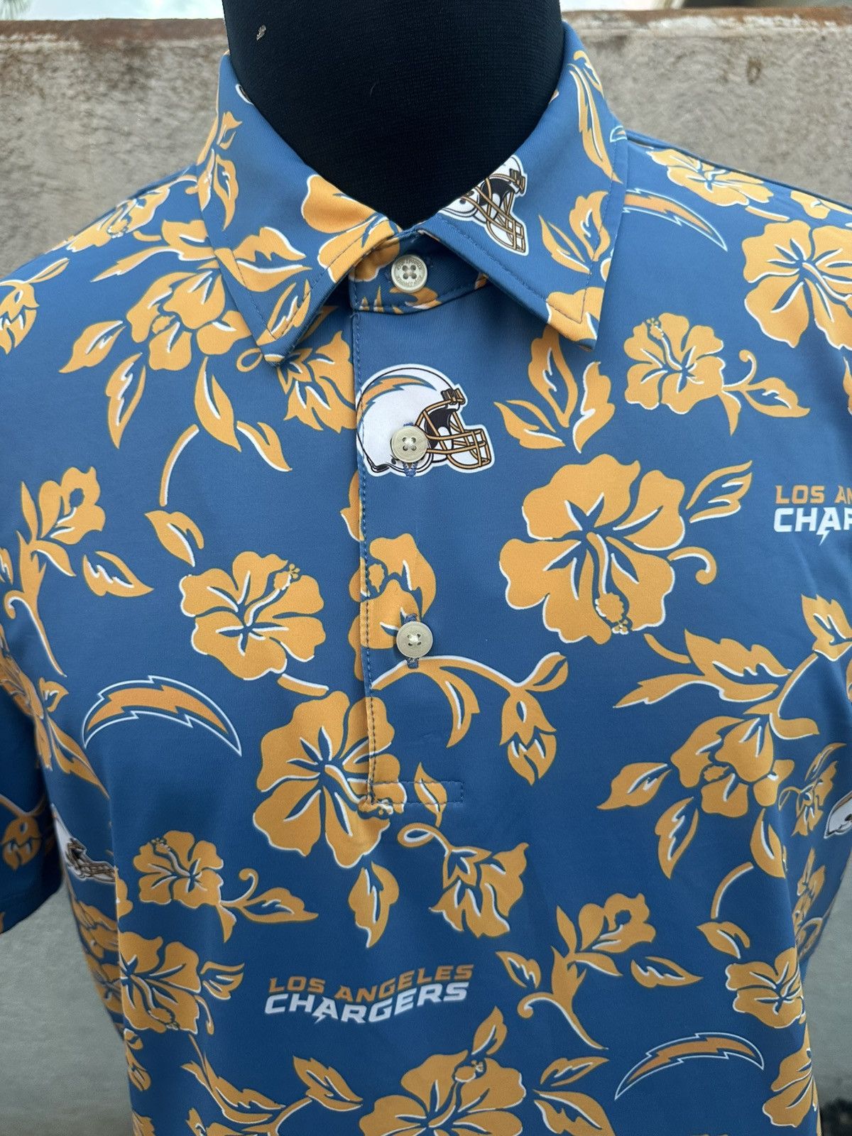 Reyn Spooner Reyn Spooner Polo Shirt Los Angeles Chargers Men's M Size US M / EU 48-50 / 2 - 3 Thumbnail