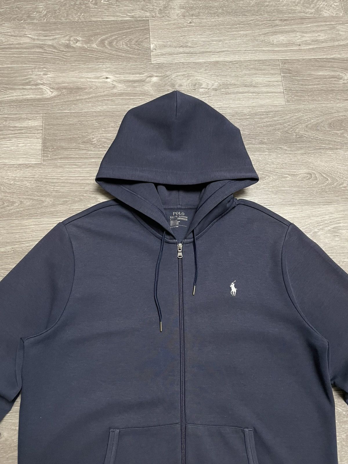 Polo Ralph Lauren Polo Ralph Lauren Navy Blue Zip-Up Hoodie Size US L / EU 52-54 / 3 - 2 Thumbnail