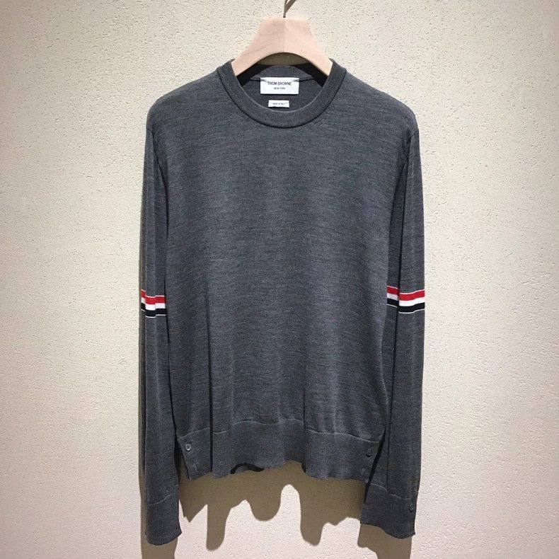 Thom Browne Thom Browne Wool Crewneck Sweater - dmc Size US M / EU 48-50 / 2 - 1 Thumbnail