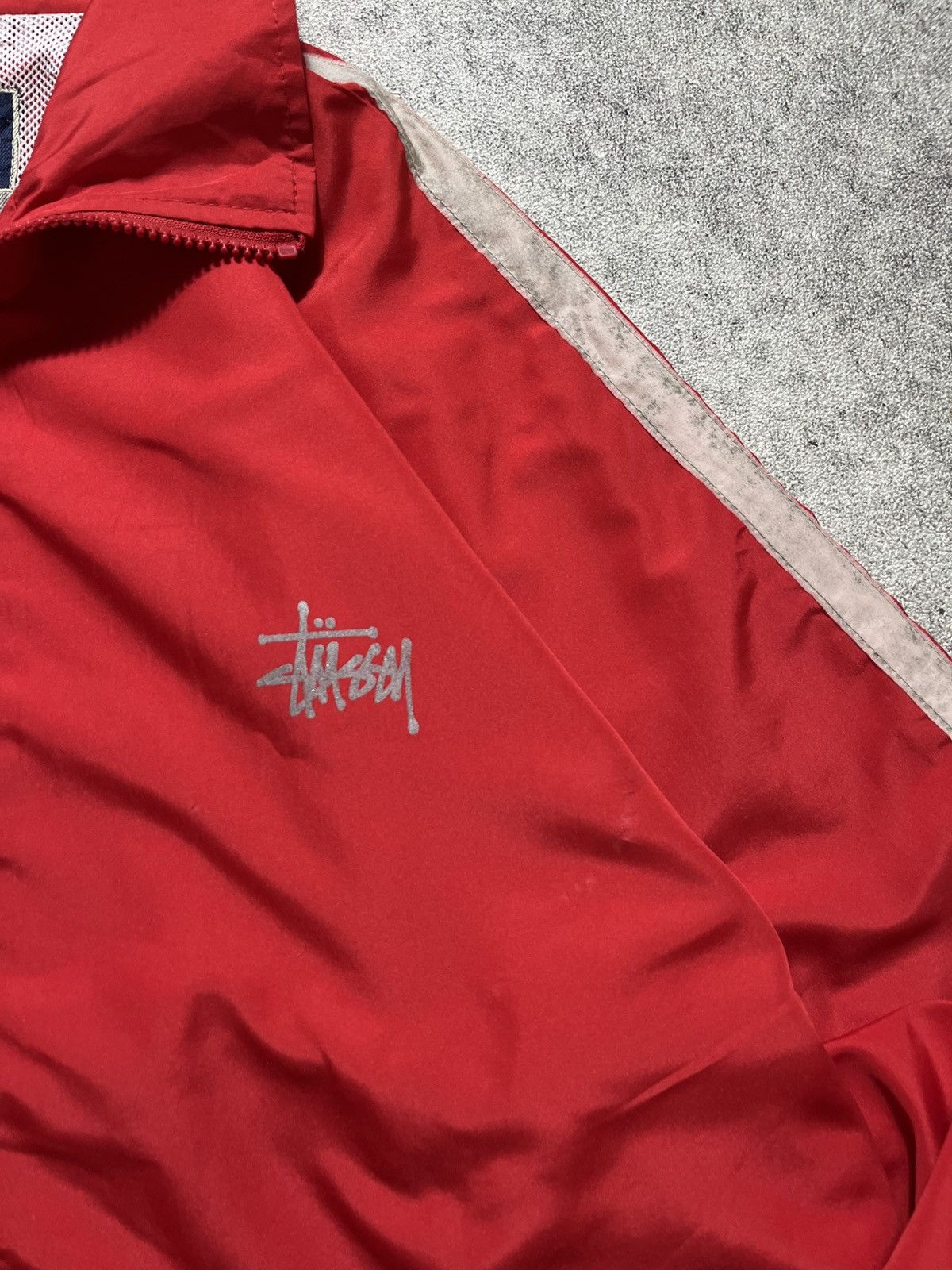 Stussy Vintage 90s Stussy Sport Winbreaker Light Jacket Size US L / EU 52-54 / 3 - 6 Thumbnail