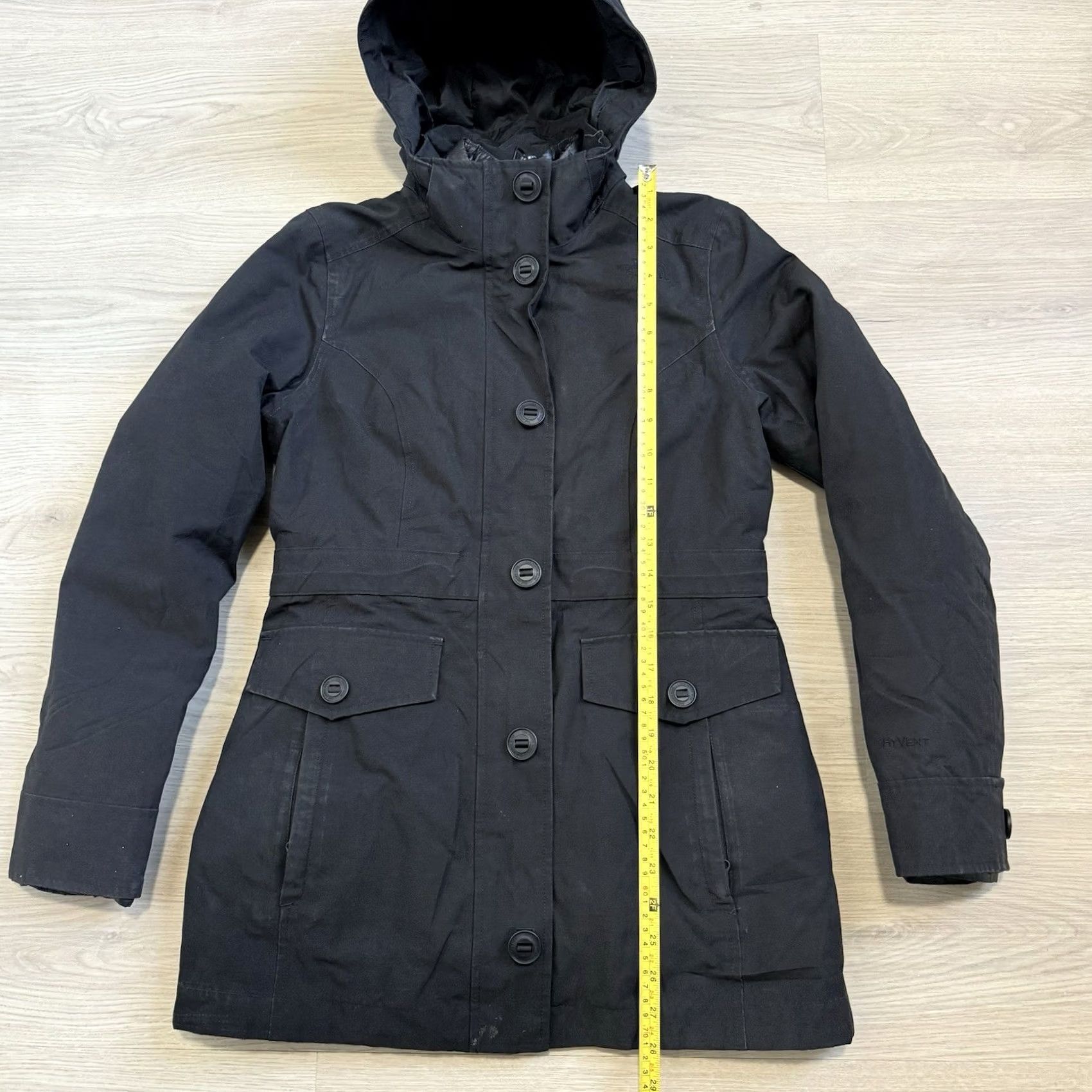 The North Face The North Face Hyvent Down Jacket 2 In 1 Insulated Button Flap Size XS Women’s Black Size XS / US 0-2 / IT 36-38 - 7 Thumbnail