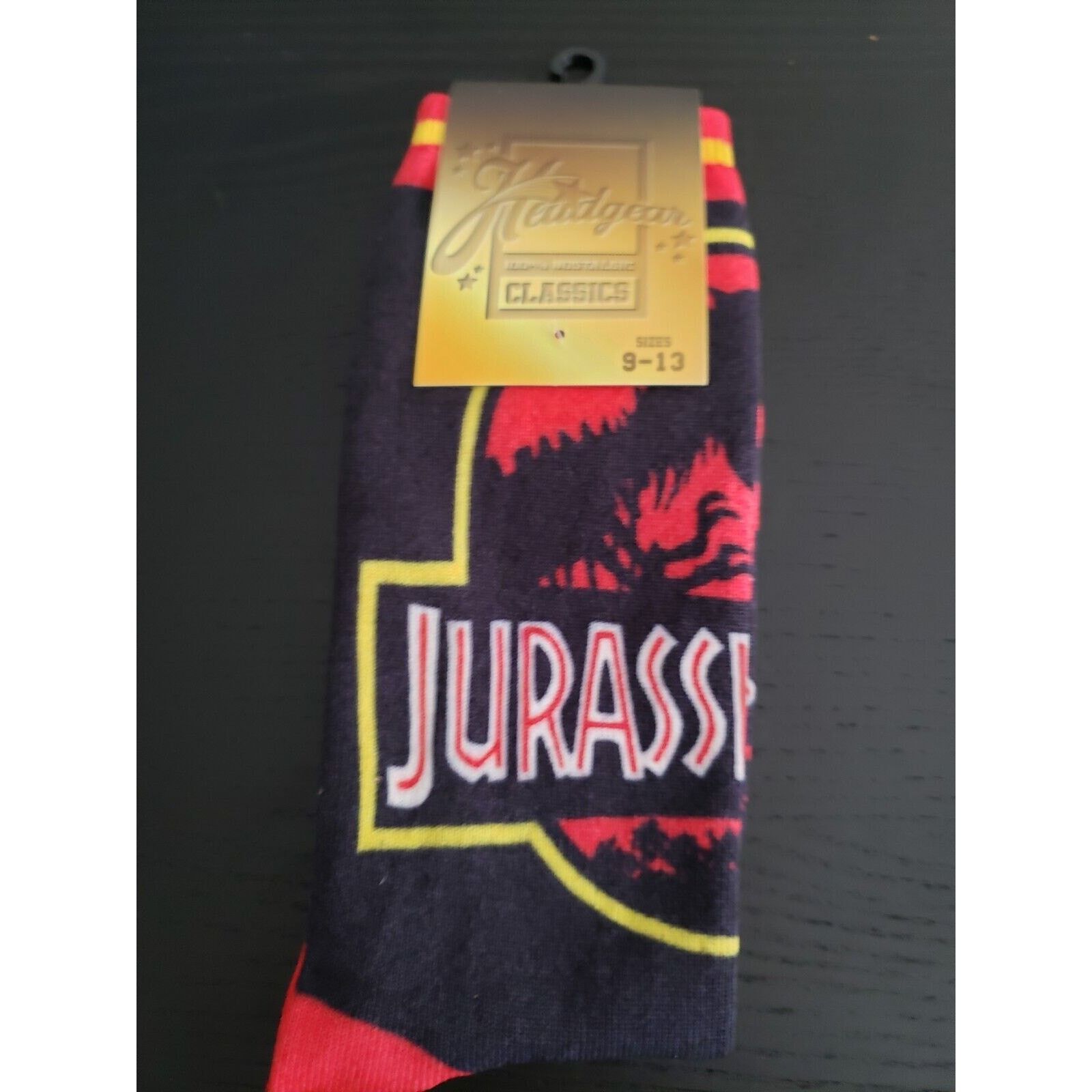 Other Jurassic Park Crew Socks Size 9-13 Black Headgear Classics Size ONE SIZE - 1 Thumbnail