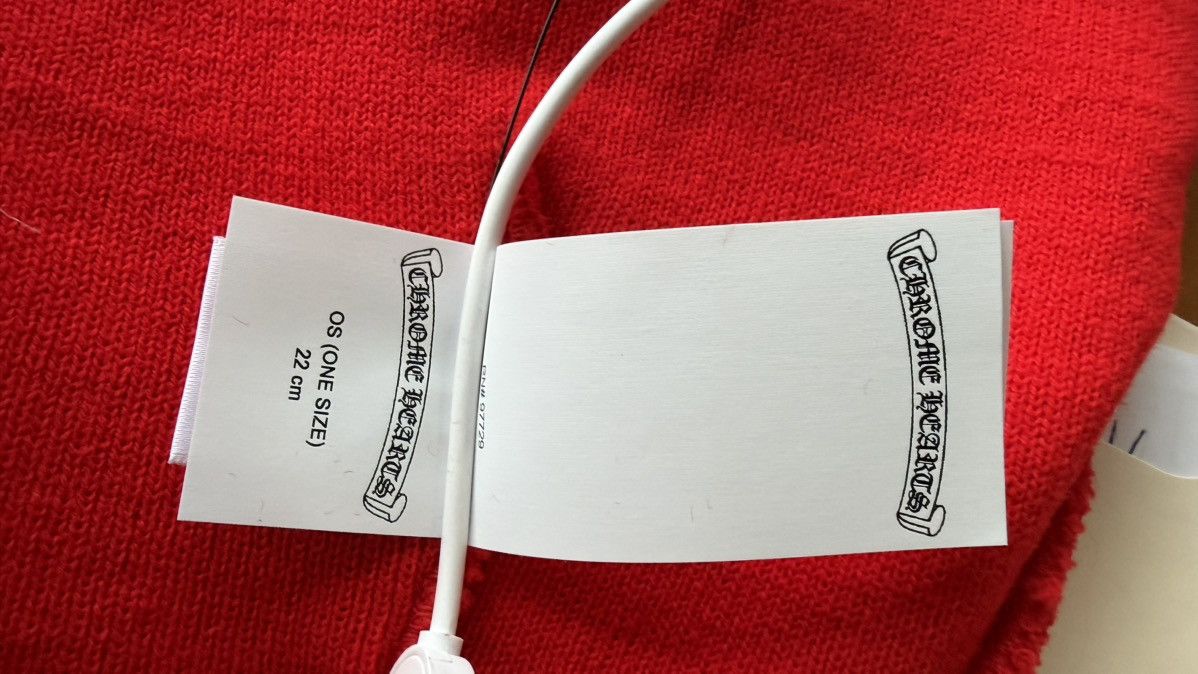 Chrome Hearts Chrome Hearts CH Beanie Red Size ONE SIZE - 7 Thumbnail