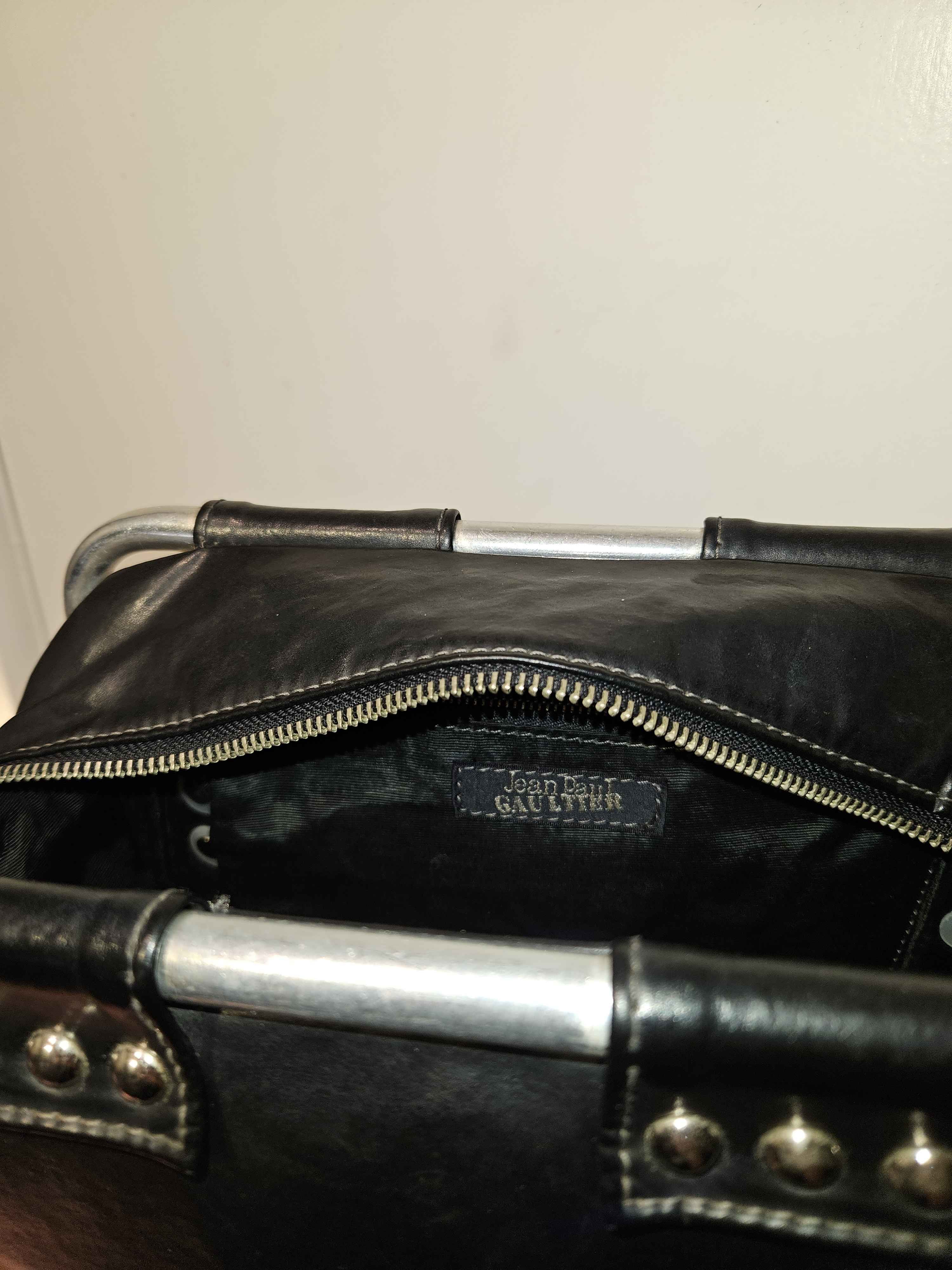 Jean Paul Gaultier Jean Paul Gaultier Studded Metal Frame Bag Size ONE SIZE - 9 Thumbnail