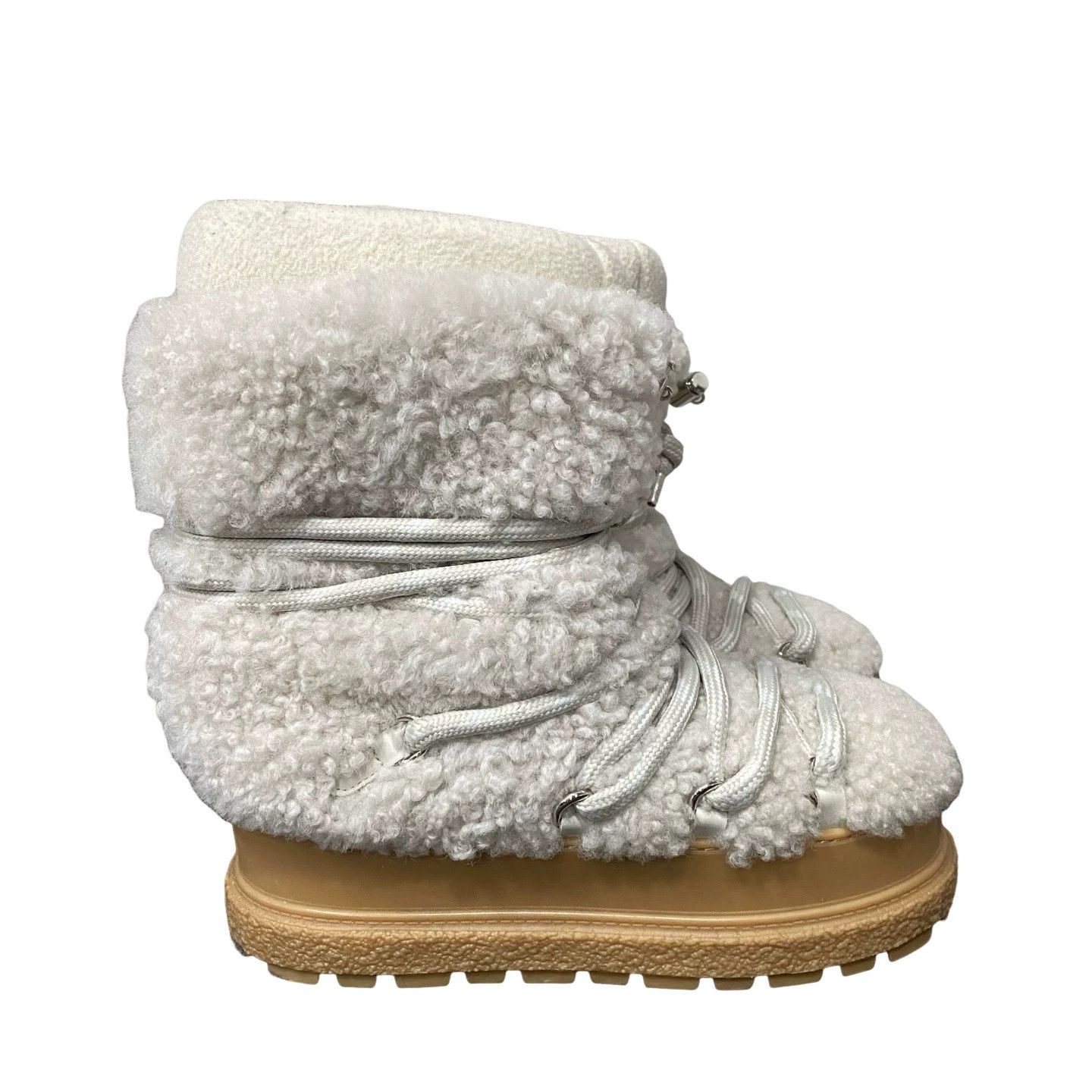 Miu Miu Miu Miu Shearling Snow Boots Size 35 Size US 5 / IT 35 - 1 Thumbnail