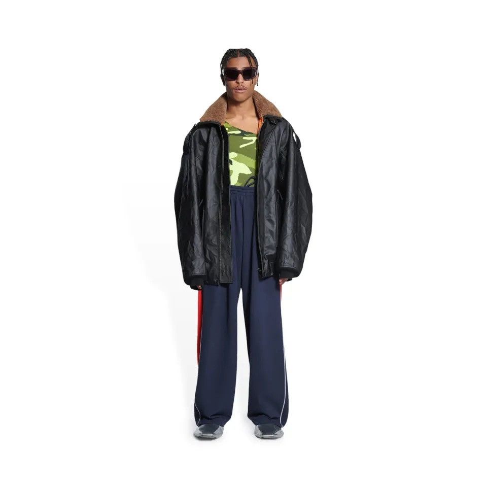 Balenciaga Summer 2022 Cactus Leather Bomber Size US M / EU 48-50 / 2 - 4 Thumbnail