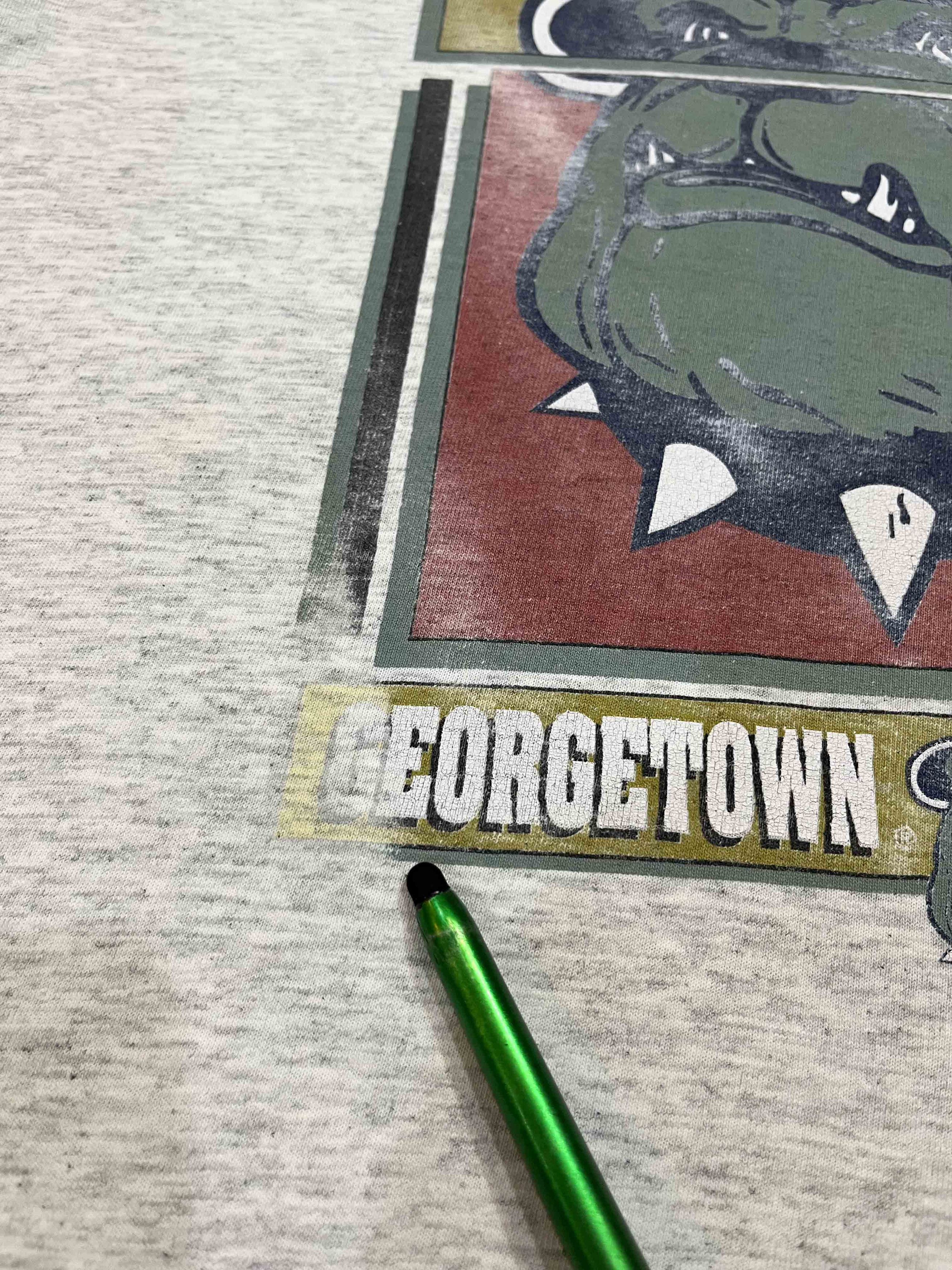 NCAA × Salem Sportswear × Vintage Vintage Salem NCAA Georgetown Hoyas T-Shirt Size US XL / EU 56 / 4 - 8 Thumbnail