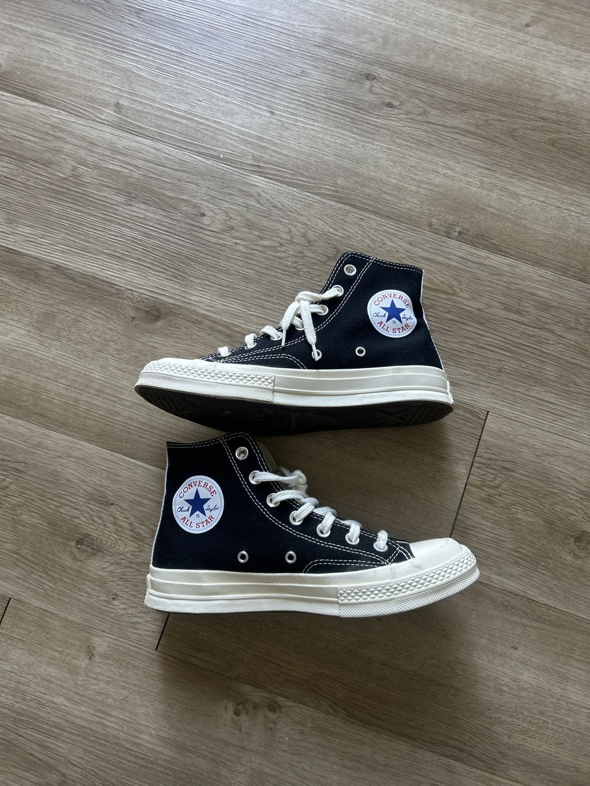 Comme des Garcons Comme des garcon play converse LARGE Size US 8.5 / IT 38.5 - 2 Thumbnail