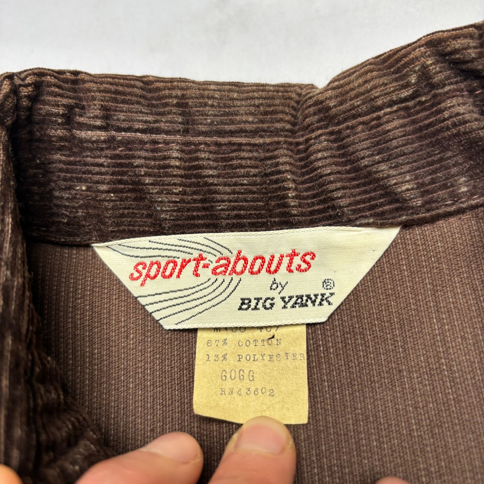 Vintage Vintage 70s Big Yank Corduroy Button Up Work Shirt Men's M Size US M / EU 48-50 / 2 - 4 Thumbnail