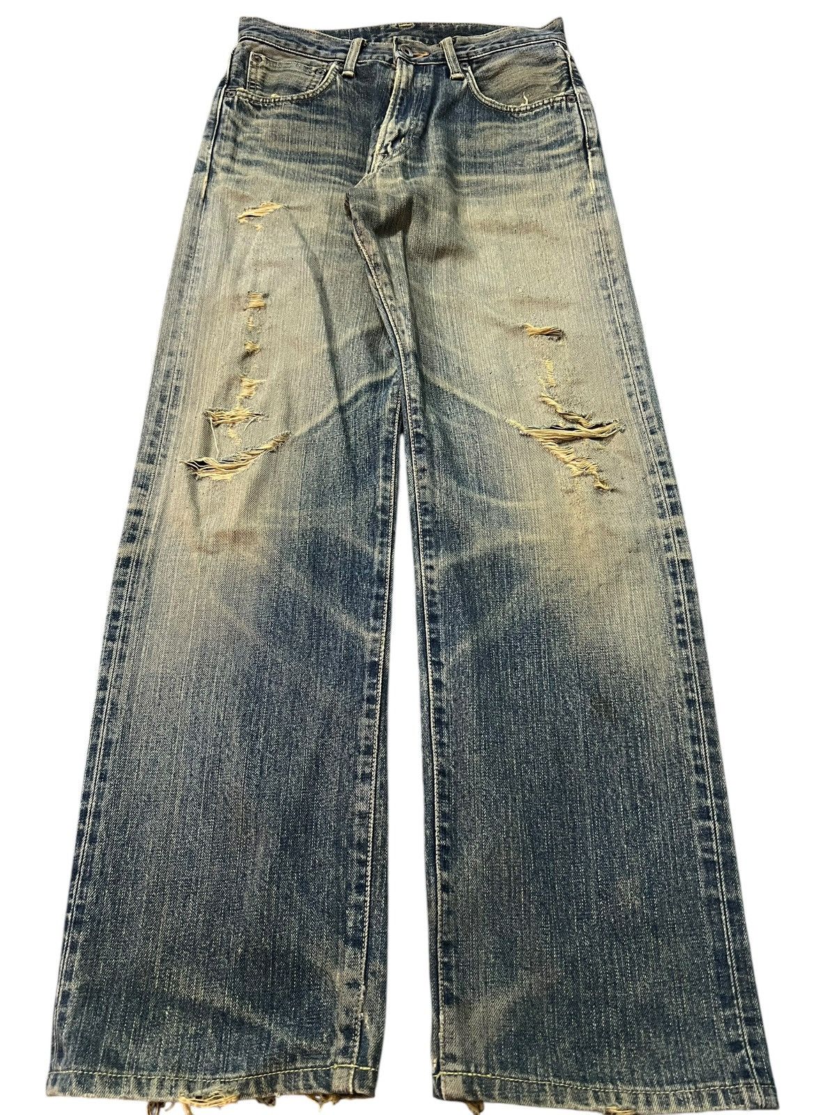 Edwin Vintage Edwin 505x Selvedge Distressed Rusty If six was nine Size US 28 / EU 44 - 1 Thumbnail